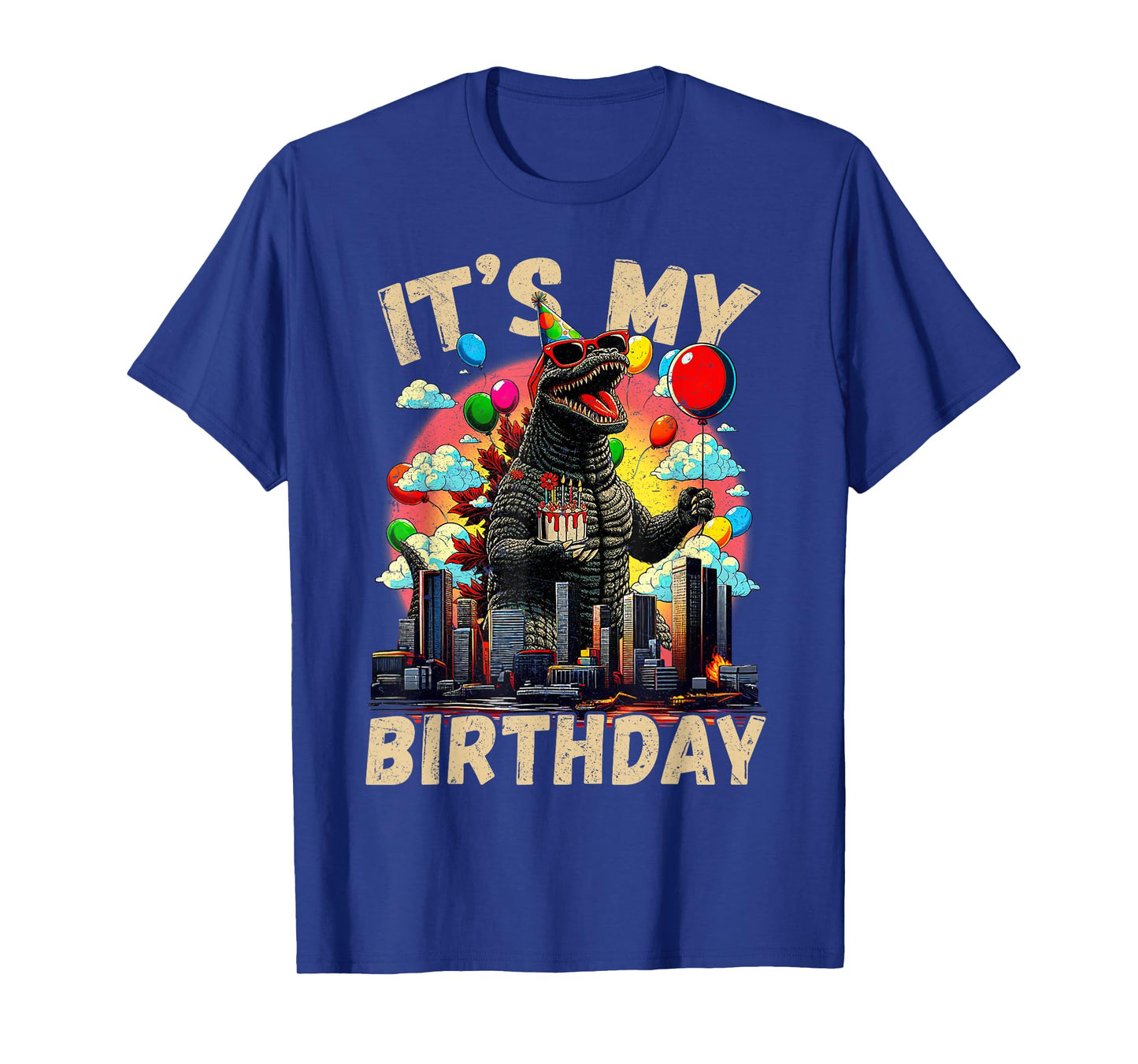 Kaiju Birthday Party Japan Monster Bday Dinosuar Decorations T-Shirt