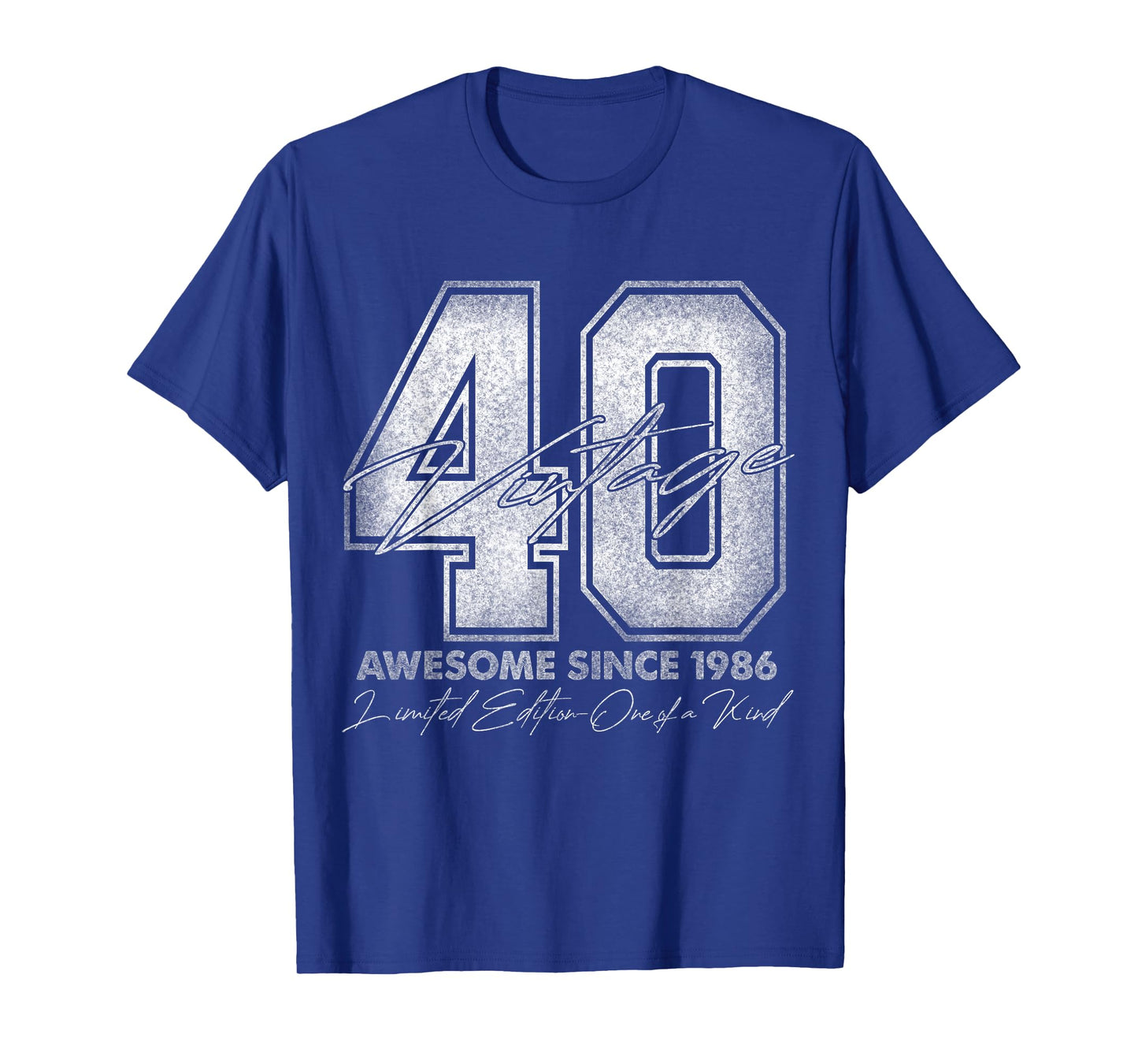 40 Year Old Gifts Vintage 1986 Limited Edition 40th Birthday T-Shirt
