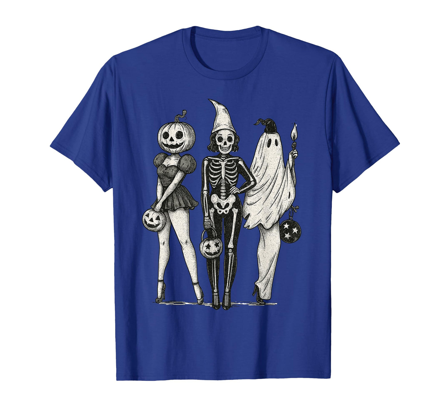 Funny Ghouls Halloween Ghost Spooky Squad Funny Girl Witchy T-Shirt