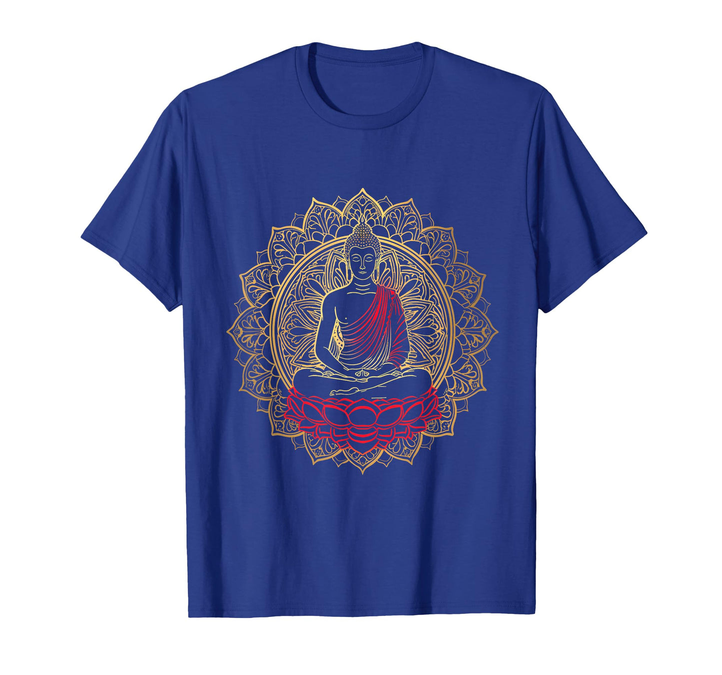 Meditation Spiritual Mandala Buddhist Zen Buddha Hindu T-Shirt