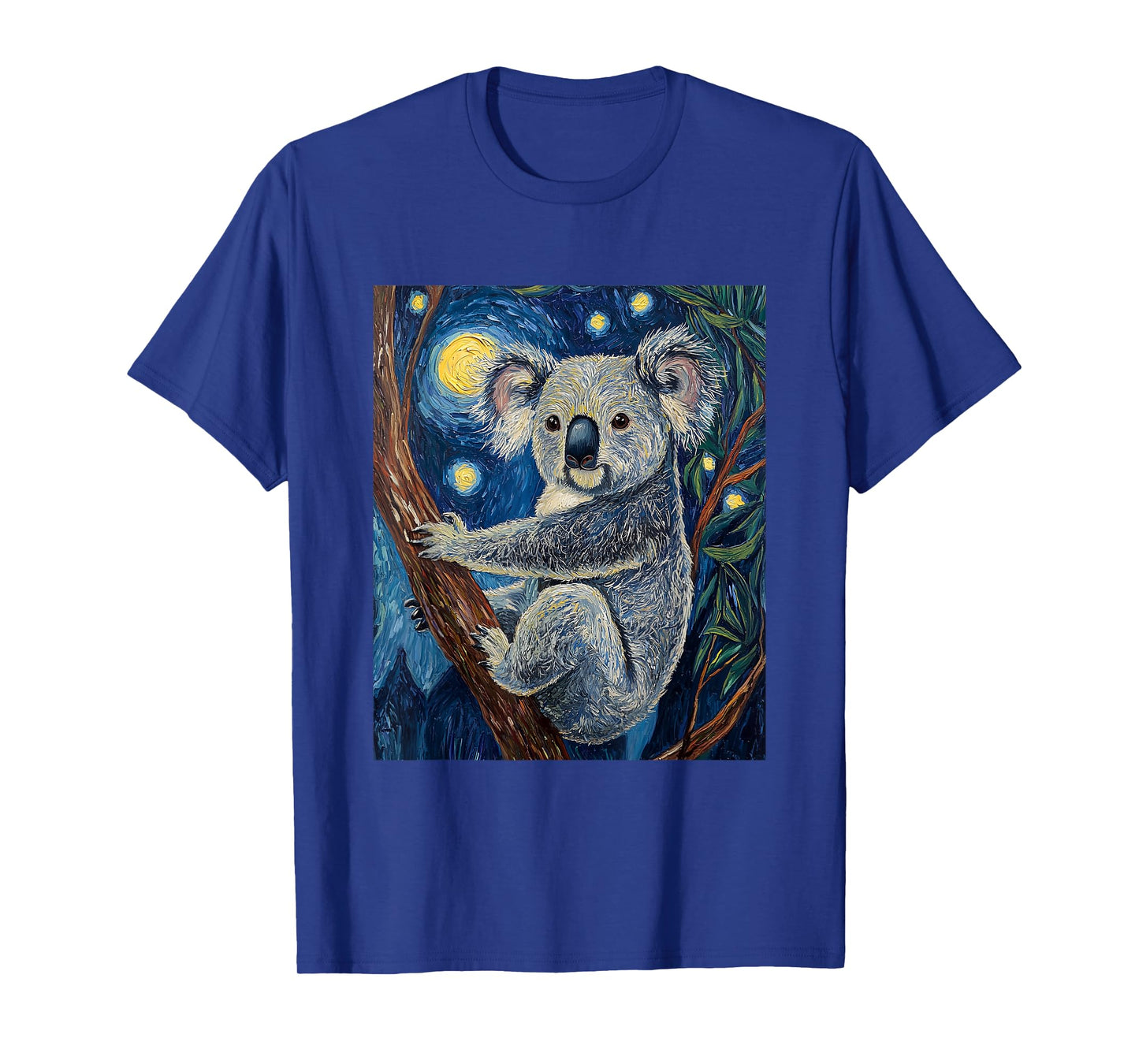 Cute Koala Bear - Van Gogh Style - Starry Night Graphic T-Shirt