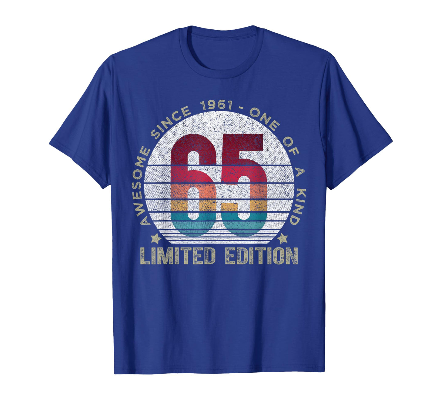 65 Year Old Gifts Vintage 1961 Limited Edition 65th Birthday T-Shirt
