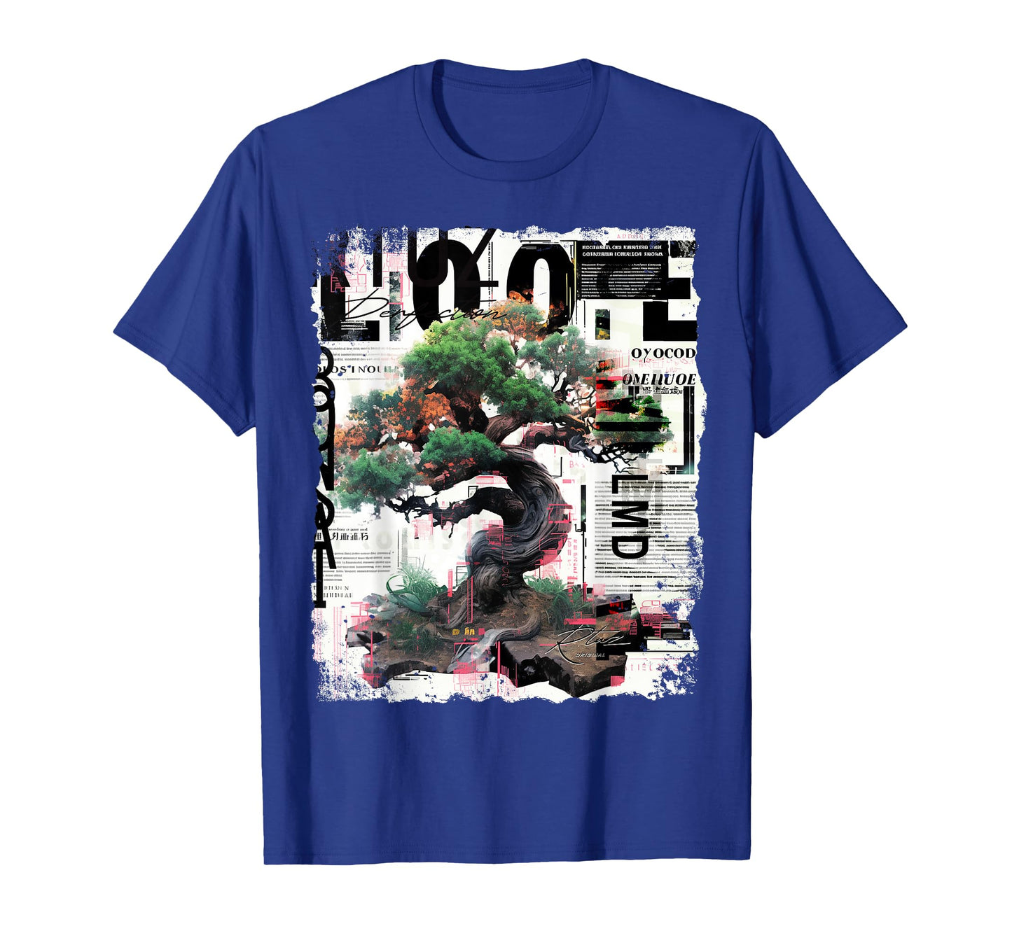 Hip Hop Y2K Vintage Hipster Edgy Urban Streetwear Bonsai T-Shirt