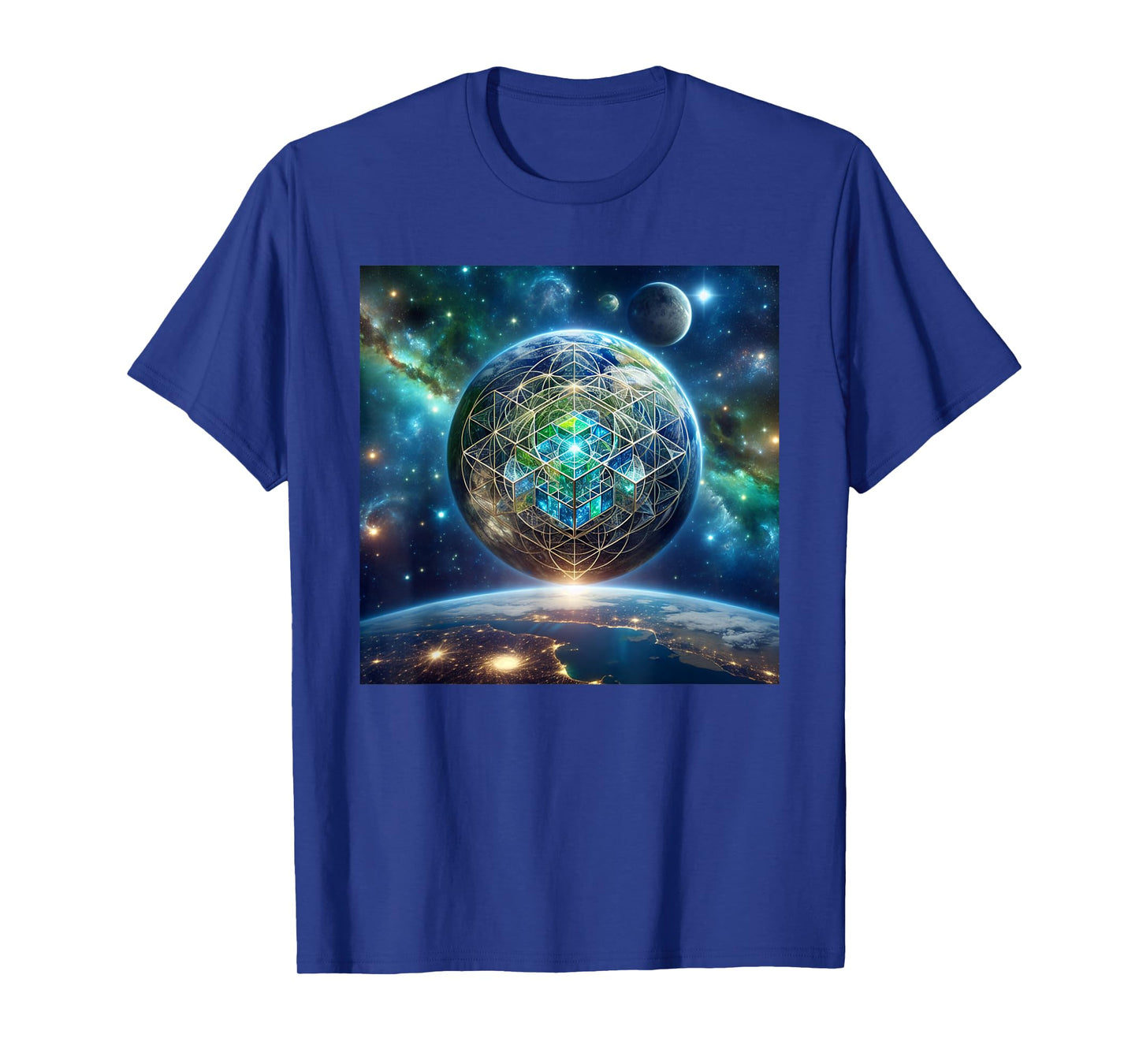 Arch Angel Metatron's Cube Sacred Geometry T-Shirt