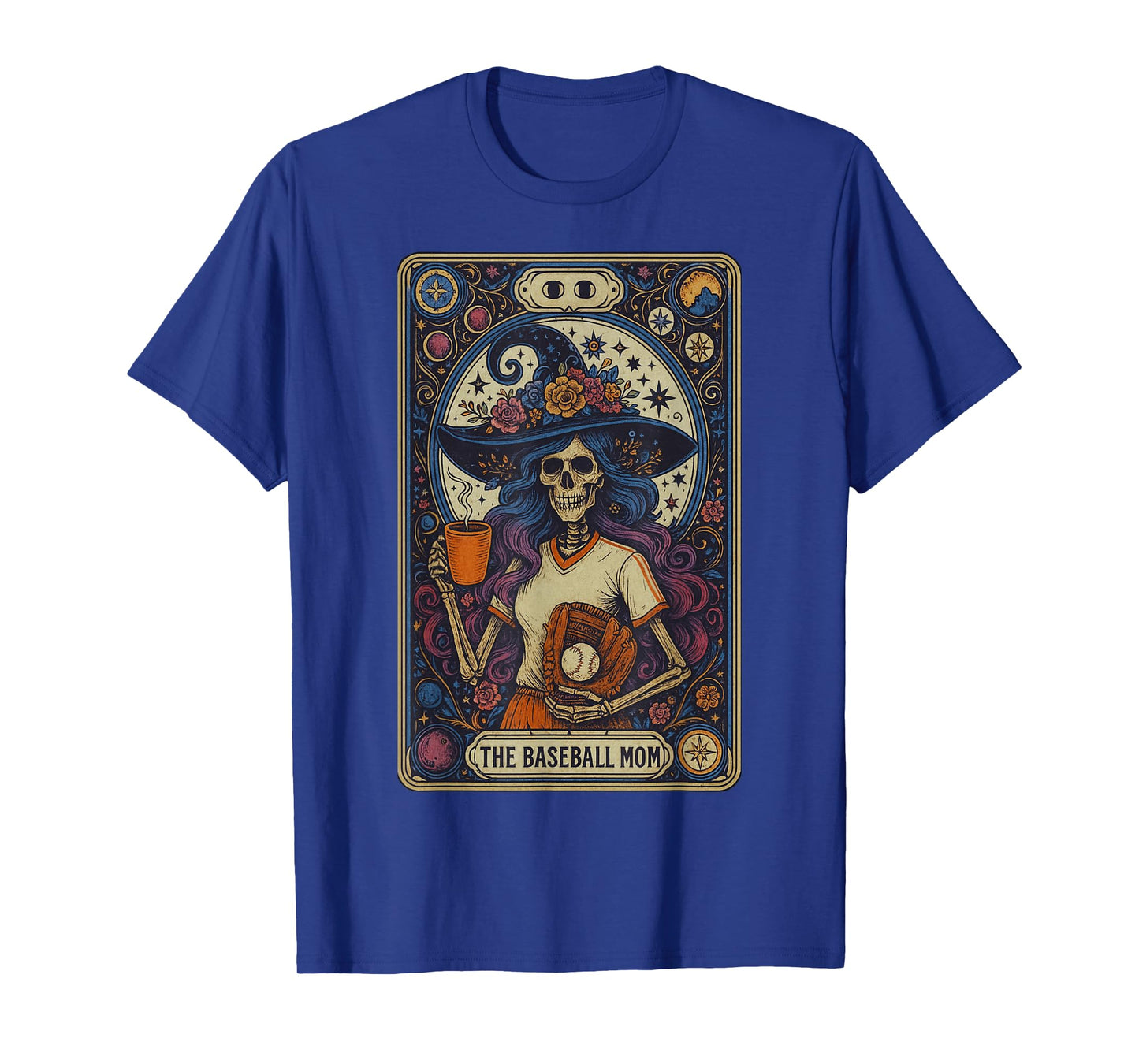 Halloween Baseball Mom Skeleton Funny Mom Baseball Halloween T-Shirt