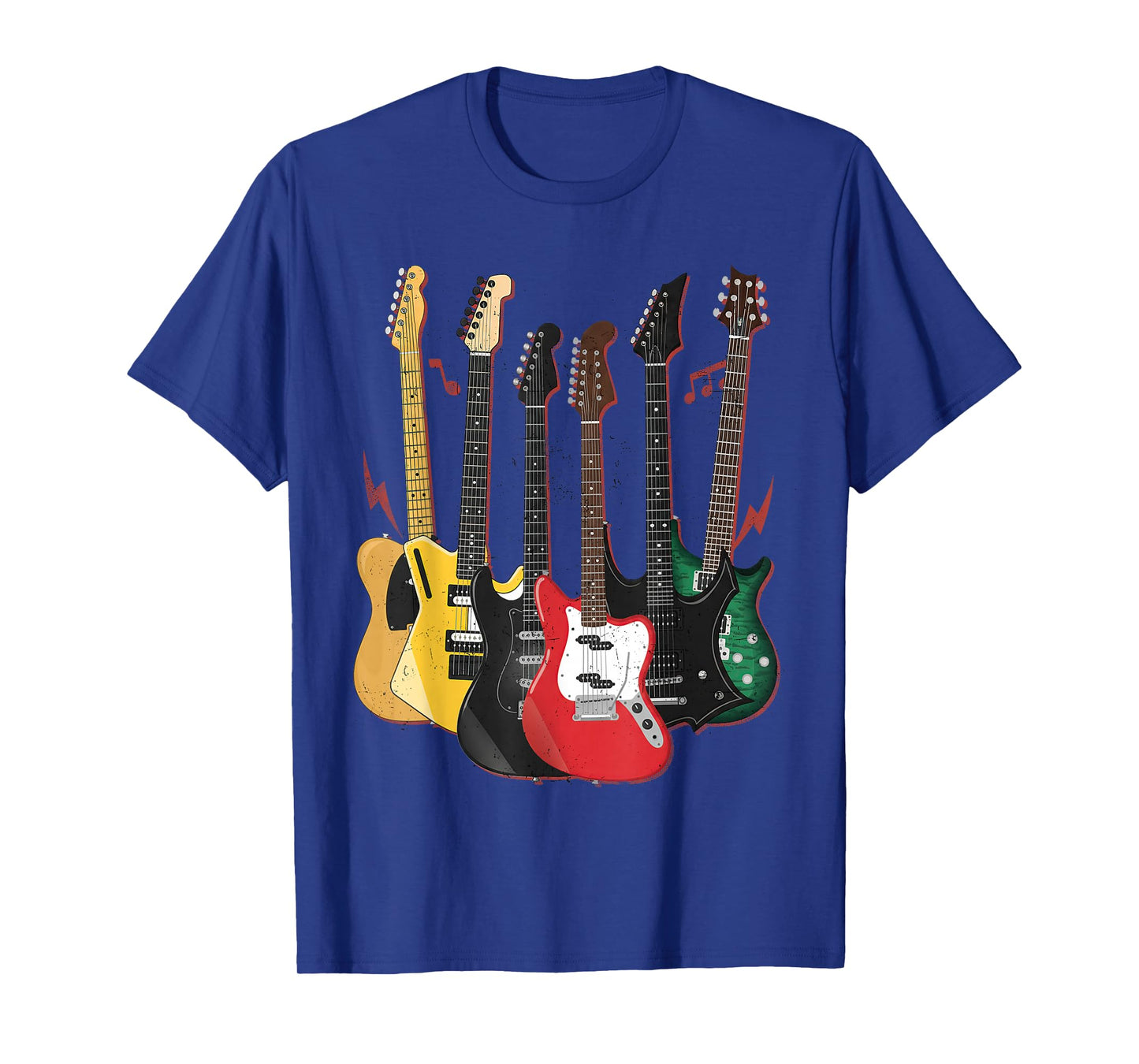 Rock Guitars Musician Men Women Kids Funny Guitar T-Shirt