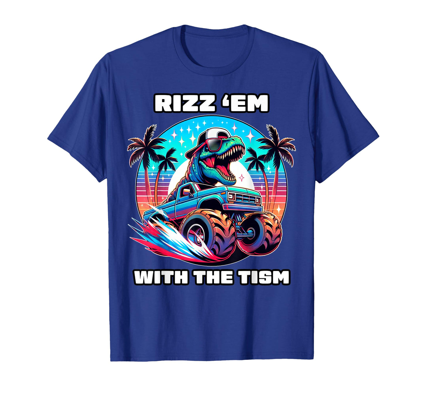 Rizz Em With The Tism Autism Awareness Funny Meme Boys Girls T-Shirt