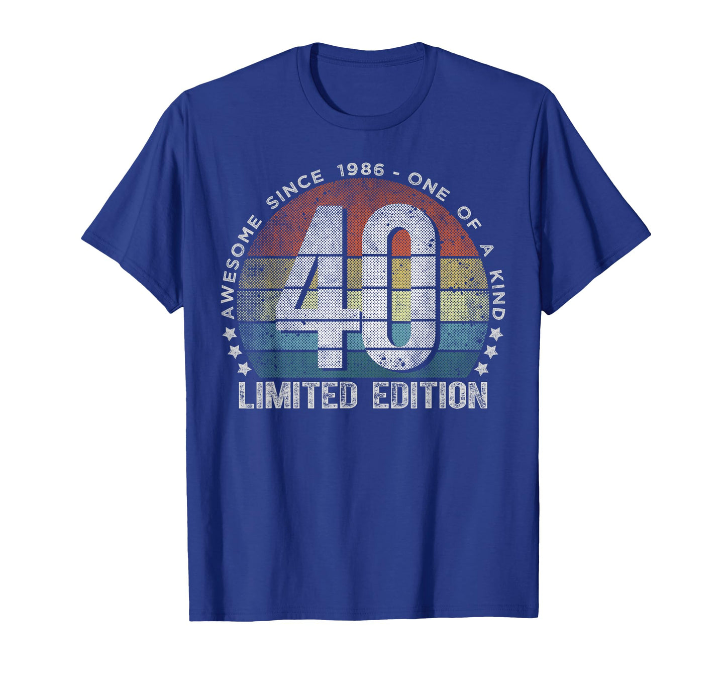 40 Year Old Gifts Vintage 1986 Limited Edition 40th Birthday T-Shirt