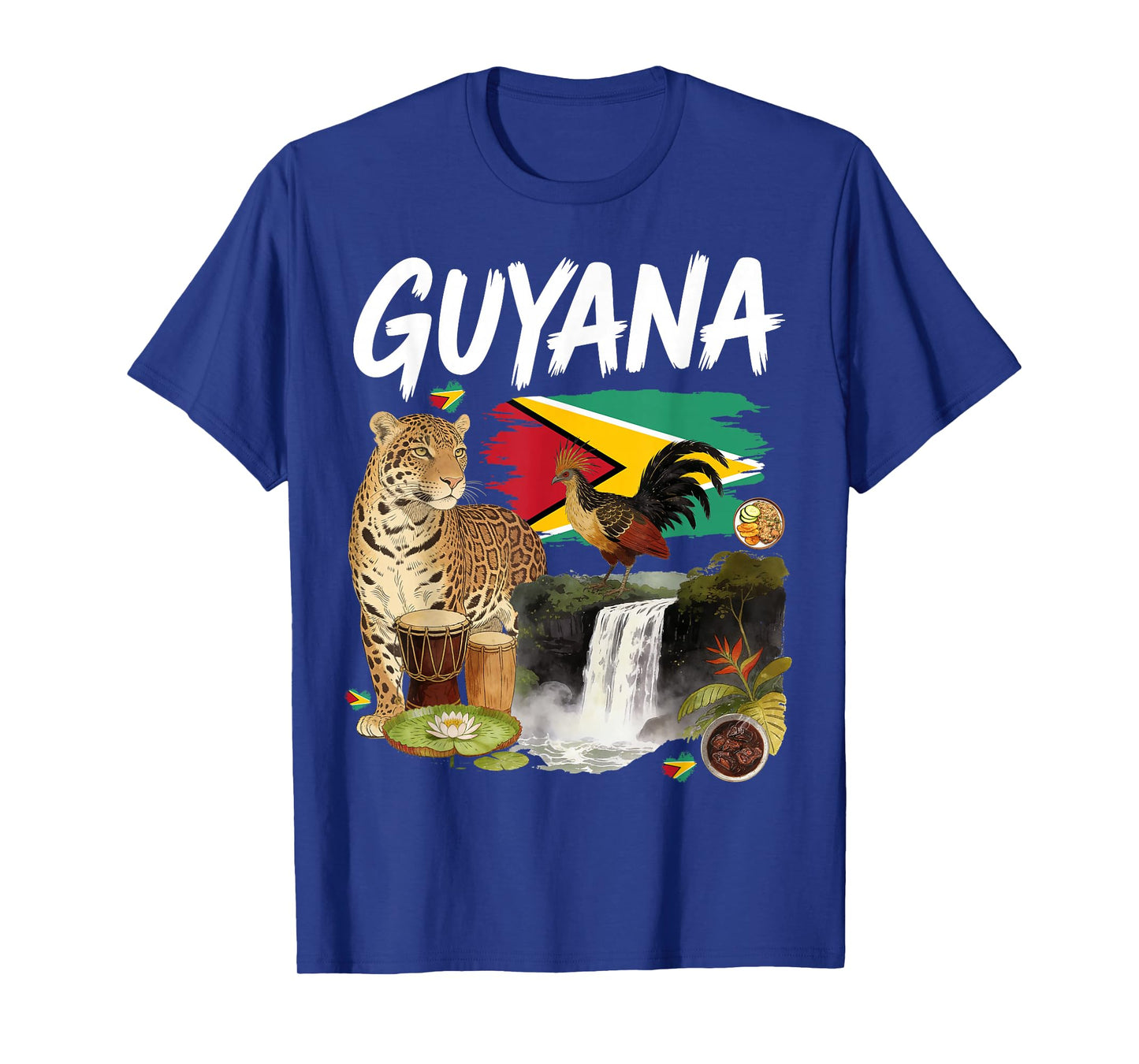 Guyana Flag Outfit Idea for Women & Guyanese Roots T-Shirt