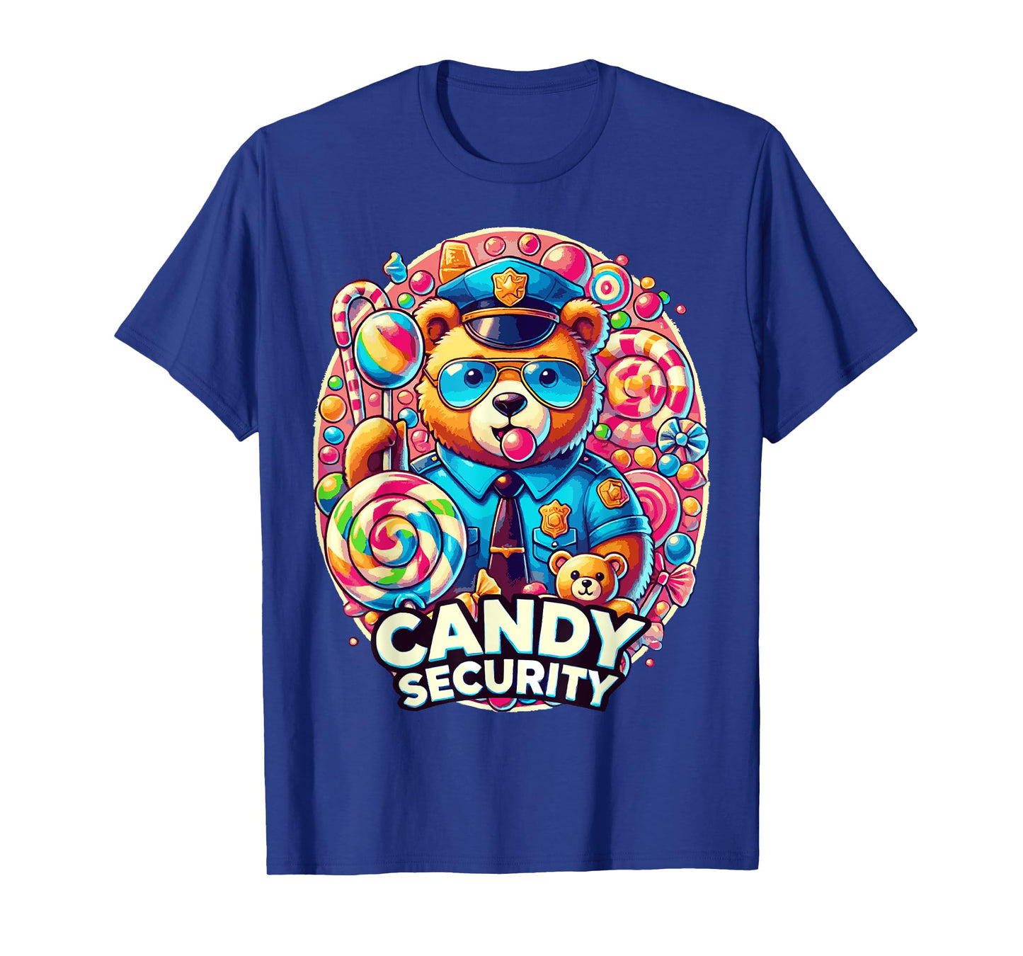 Candy Security Candyland Halloween Costume Kids Teens Adult T-Shirt