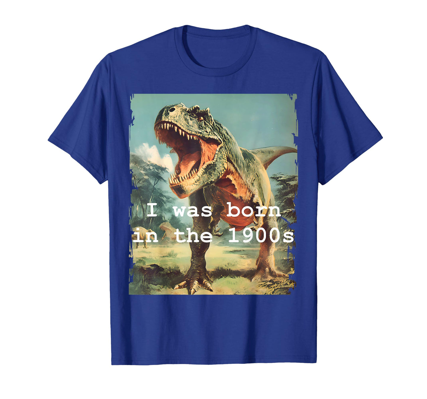 Funny Vintage Dinosaur I was Born in the 1900s Graphic T-Shirt