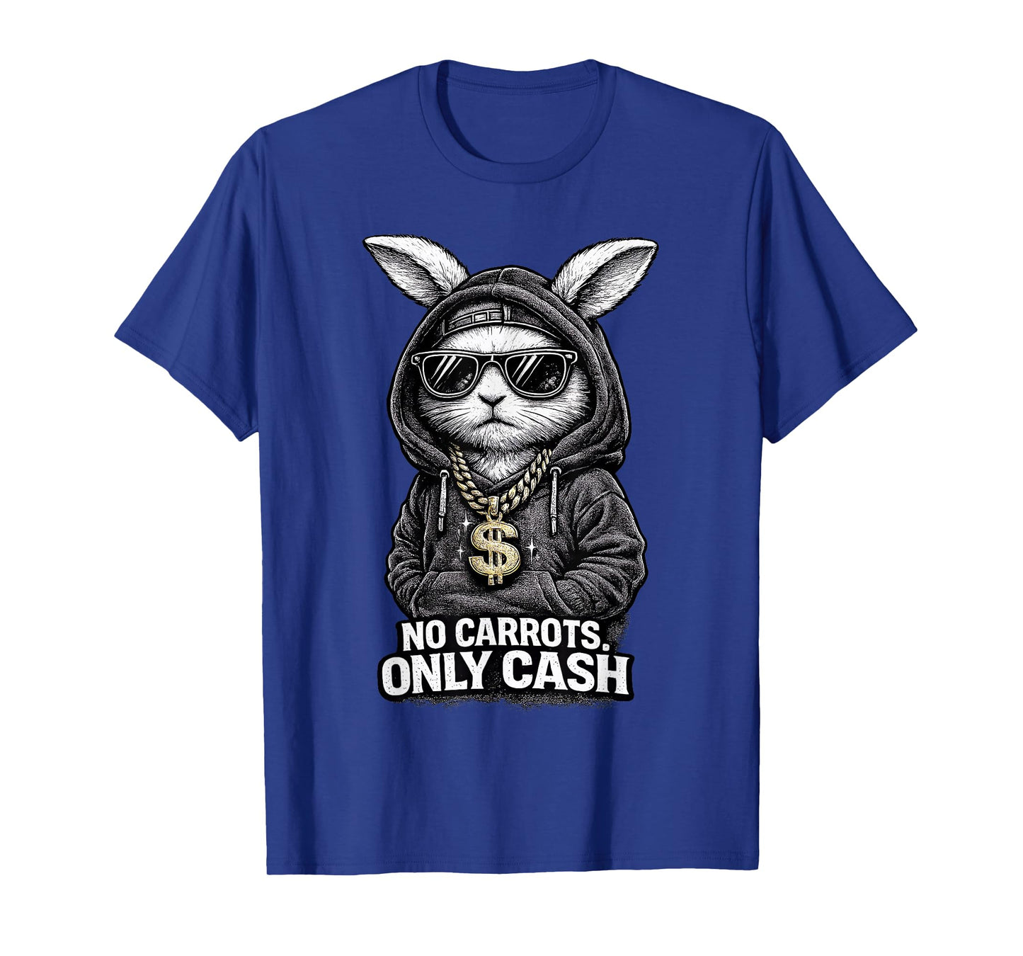 Funny Easter Bunny Shirt for Men Streetwear Hip Hop Rabbit T-Shirt
