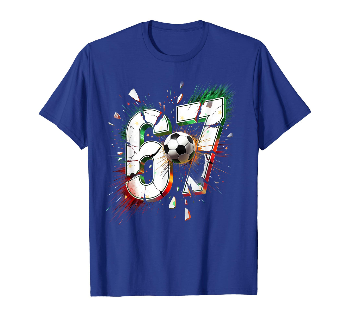 67 Soccer Six Seven 6 7 Meme 67 Funny Christmas 67 Soccer T-Shirt