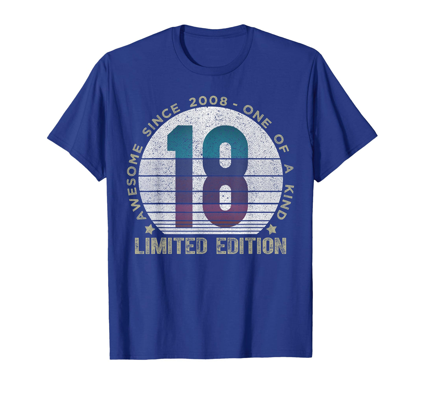 18 Year Old Gifts Vintage 2008 Limited Edition 18th Birthday T-Shirt