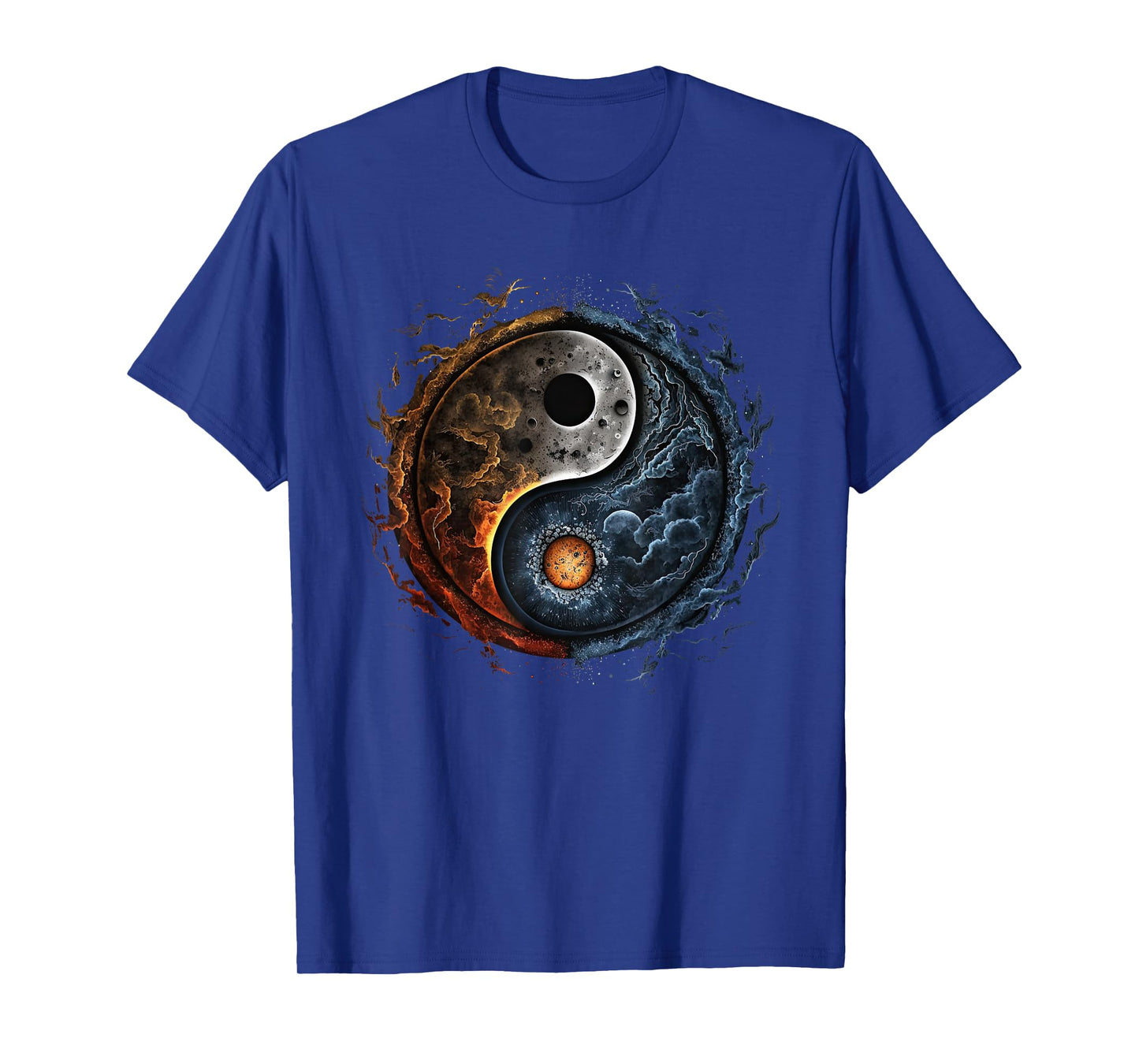Yin Yang Cosmic Duality Art for Meditation and Peace T-Shirt