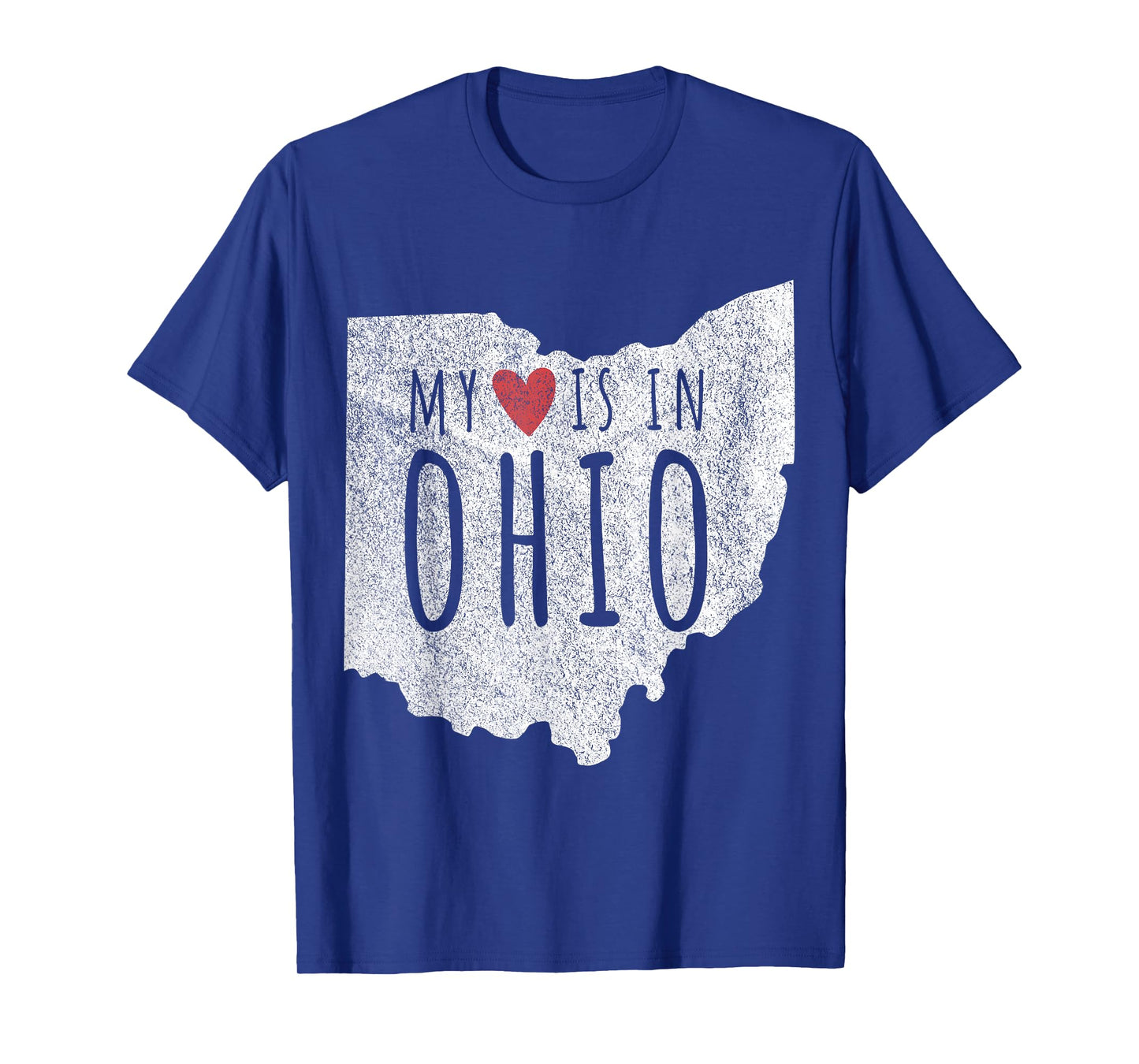 My Heart Is In Ohio Funny Ohio Roots Ohio Love T-Shirt