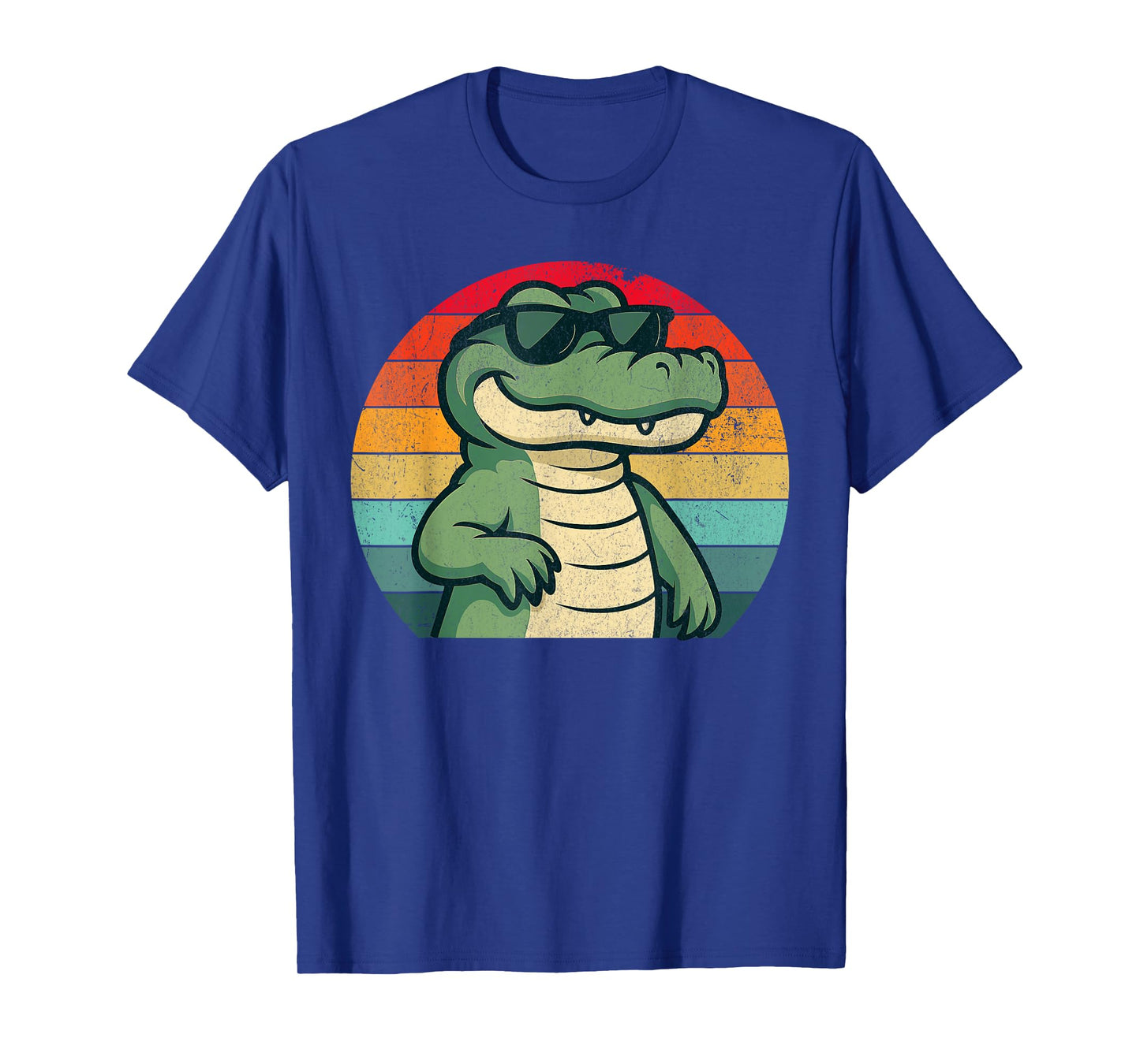 Cool Retro Alligator Sunglasses 70s 80s 90s Funny Alligator T-Shirt