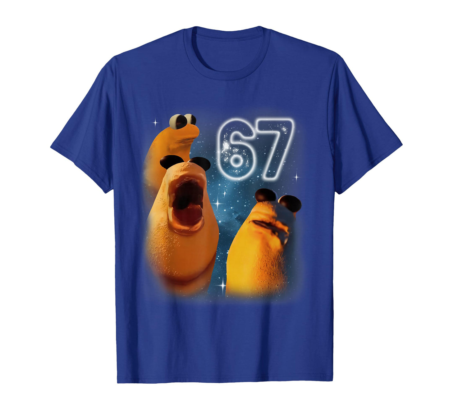 67 Meme Marcus The Worm Howling at The Moon 67 Meme T-Shirt
