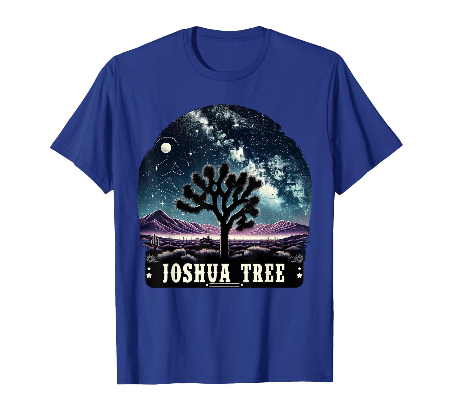 Joshua Tree National Park Night Scene Hiking Camping Outdoor T-Shirt