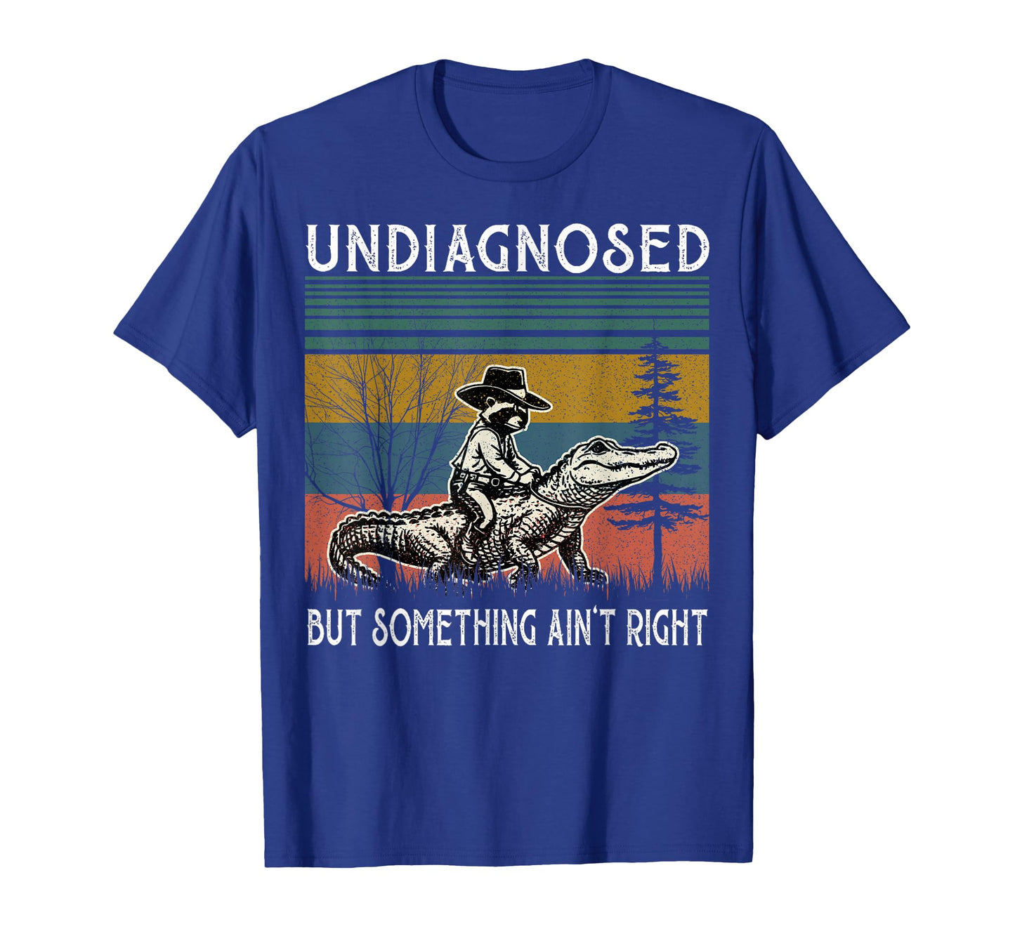 Undiagnosed But Something Ain't Right Funny Raccoon Meme T-Shirt