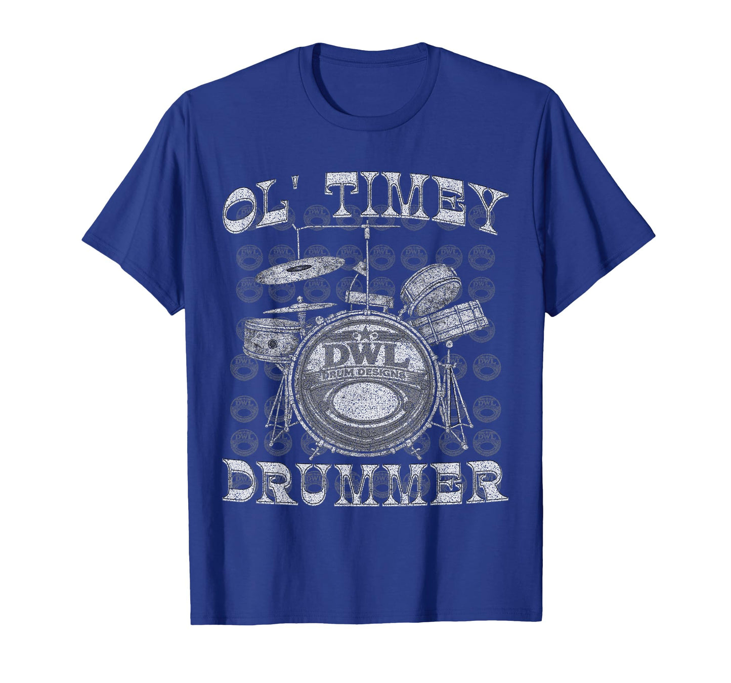 Vintage Retro Drummer Gifts for Men Women Teens and Children T-Shirt