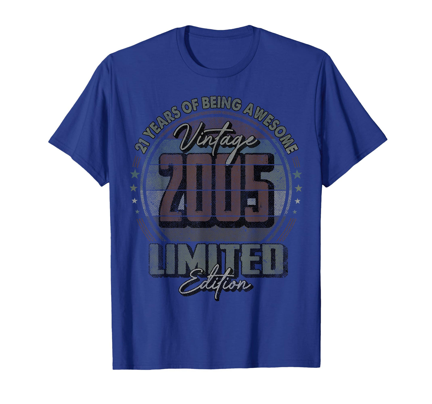 Vintage 2005 Limited Edition Shirt 21 Year Old 21st Birthday T-Shirt
