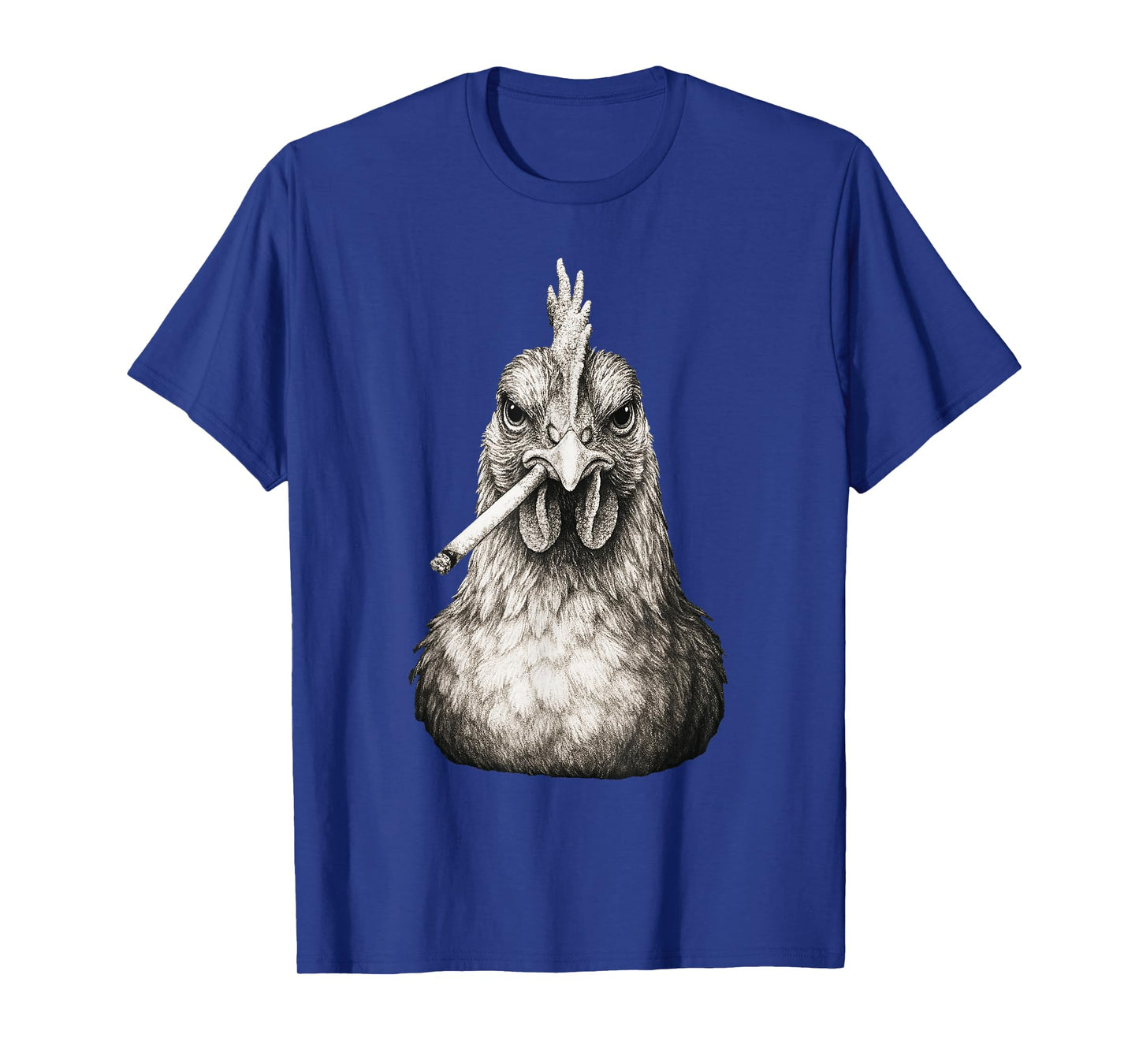 Funny Smoking Chicken Cigarette Gen Z Meme Farm Animal T-Shirt