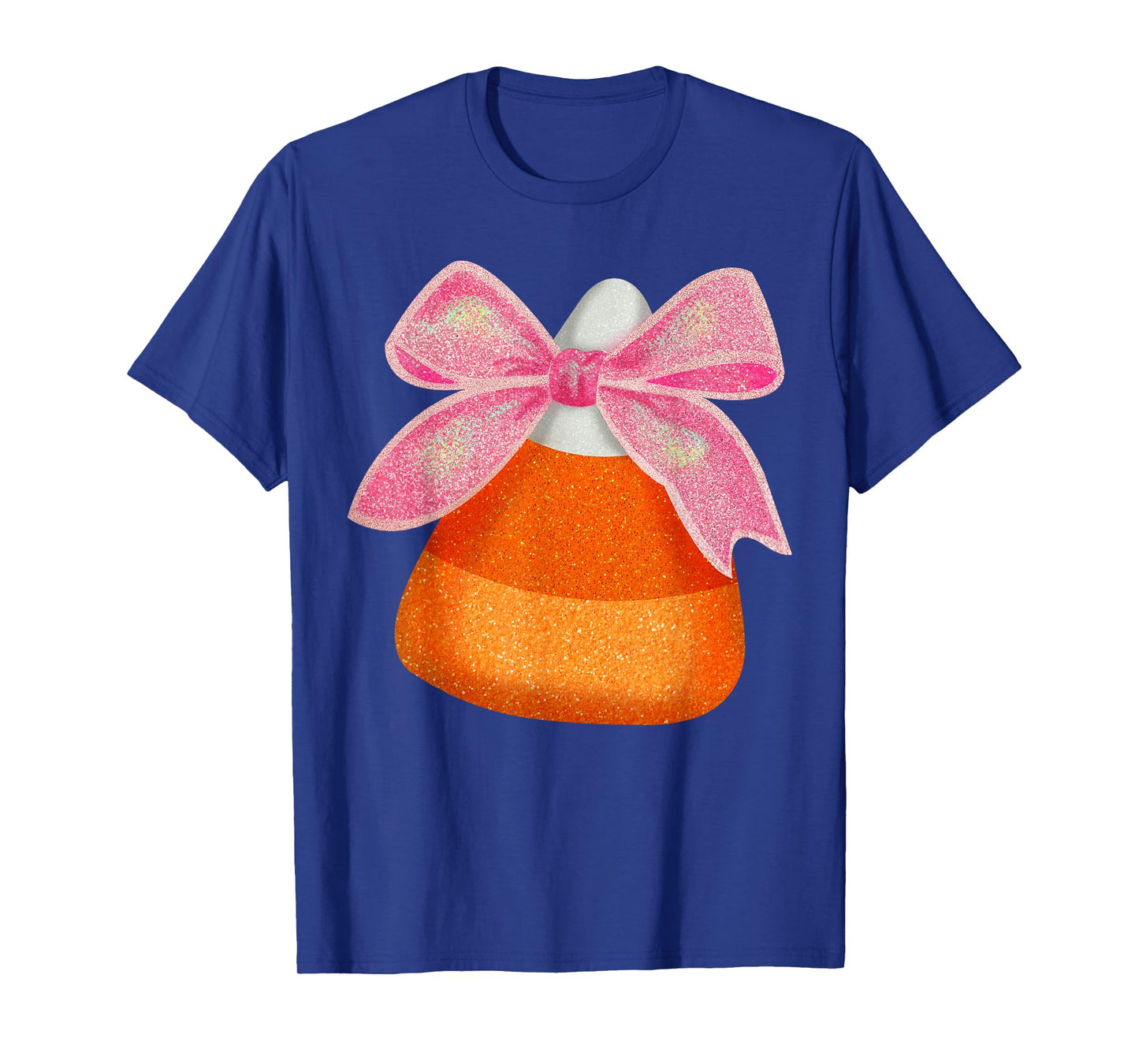 Coquette Bow Candy Corn Women Girls Kids Halloween Costume T-Shirt