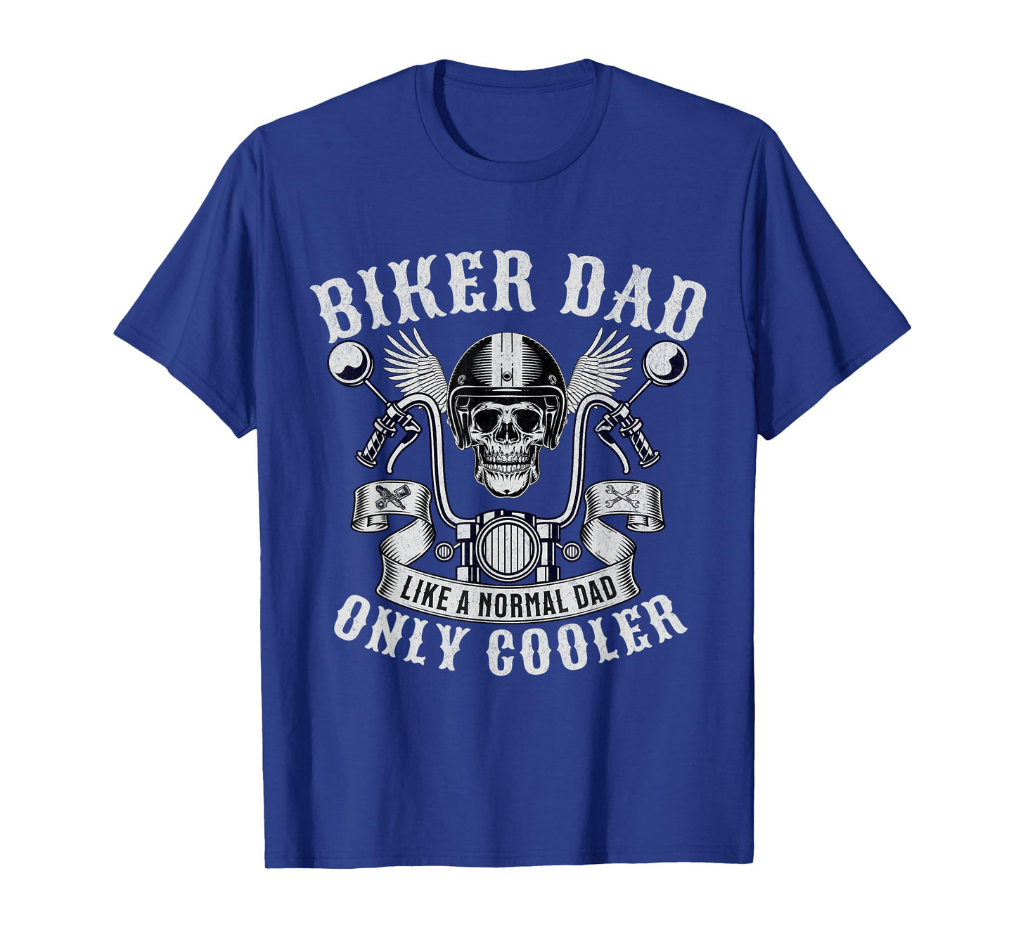 Biker Dad Motorcycle Father Rider Biker Dad Father's Day T-Shirt