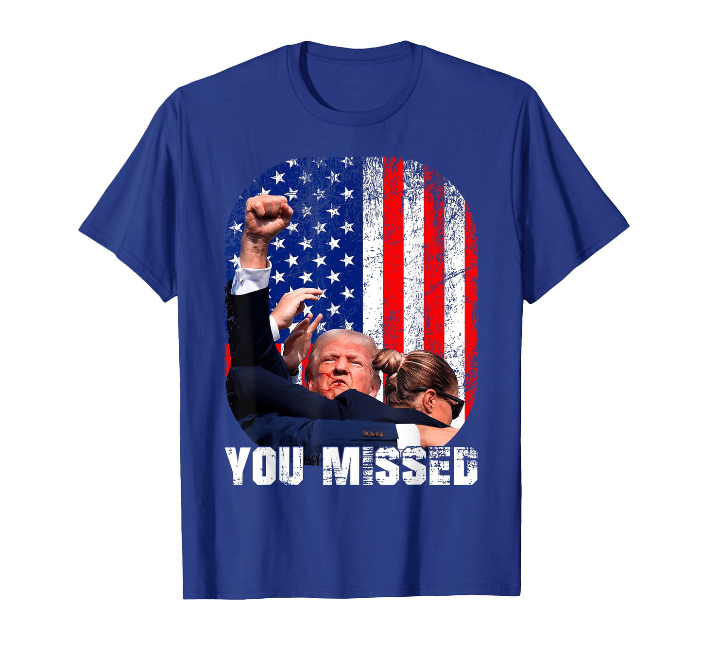Fight Trump 2024 Election American Flag You Missed T-Shirt