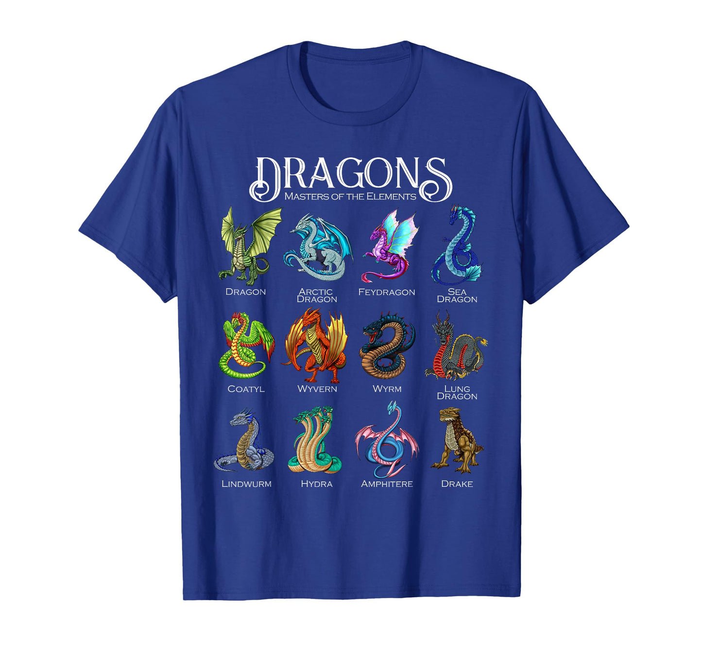 Legendary Dragon Types - Dragons T-Shirt