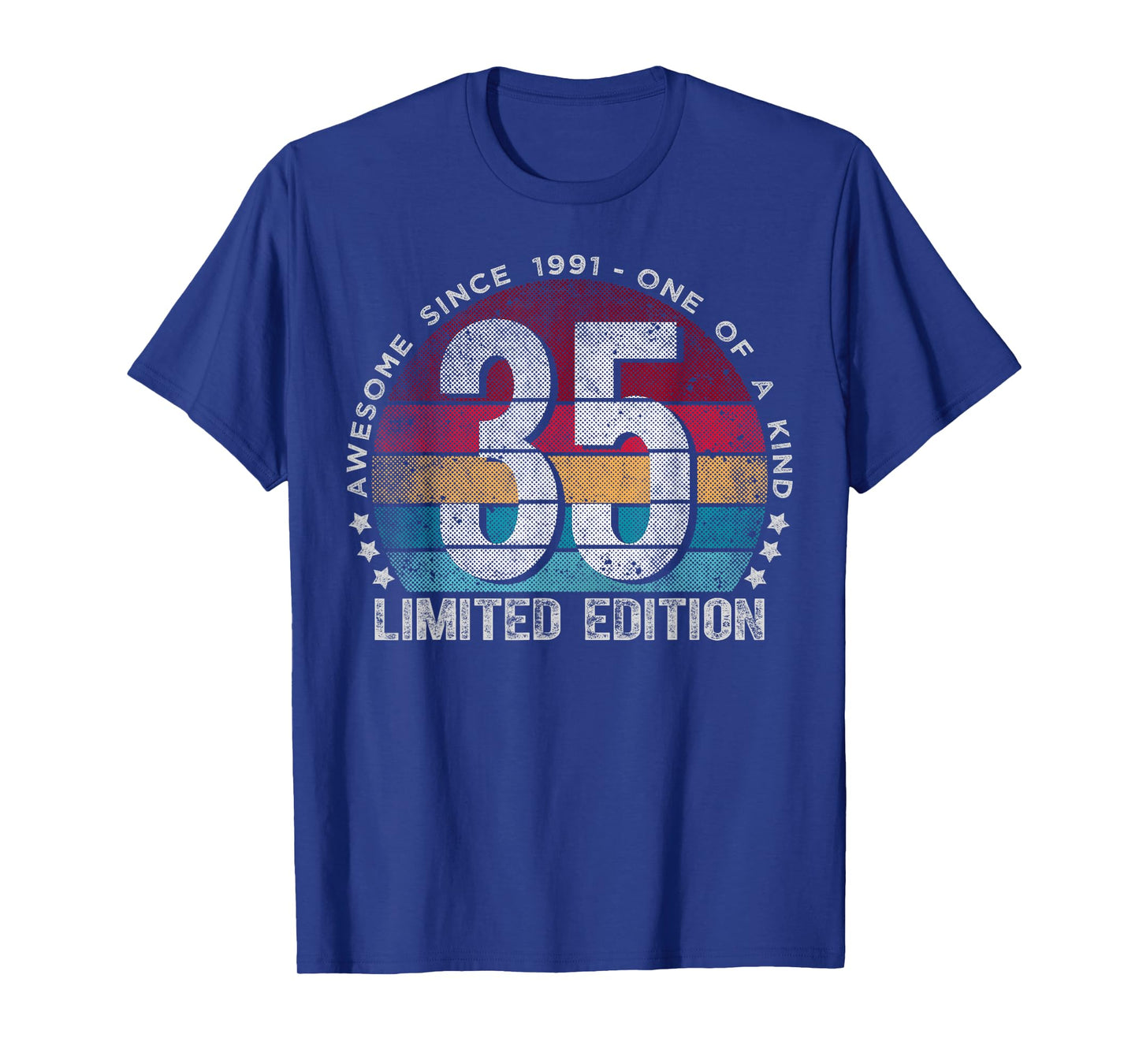 35 Year Old Gifts Vintage 1991 Limited Edition 35th Birthday T-Shirt