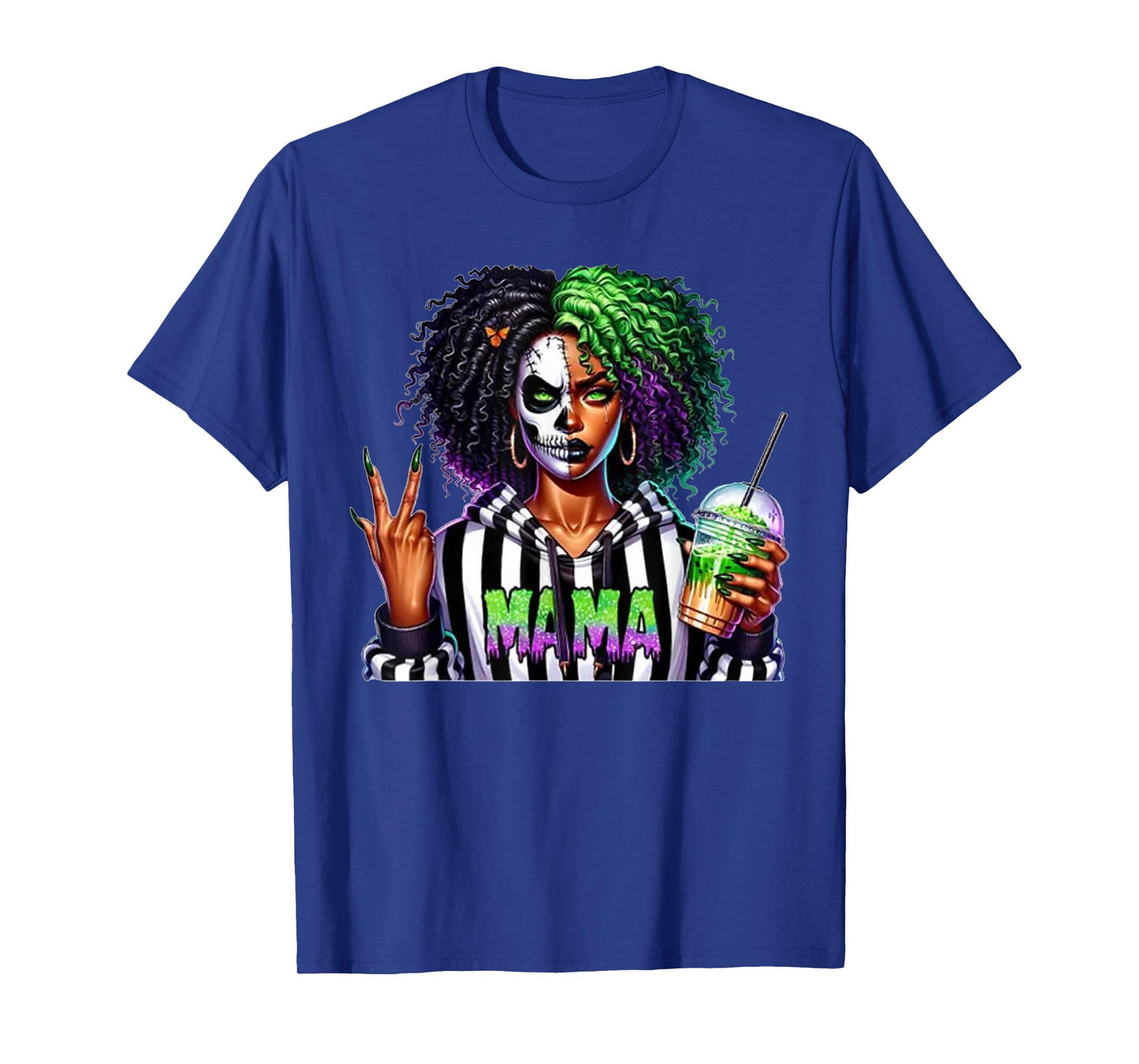 Scary Mama Costume Horror Halloween Mom T-Shirt