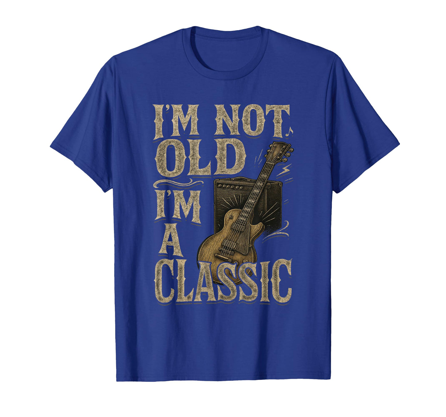 I’m Not Old I’m A Classic Shirt Vintage Guitar Music Lover T-Shirt