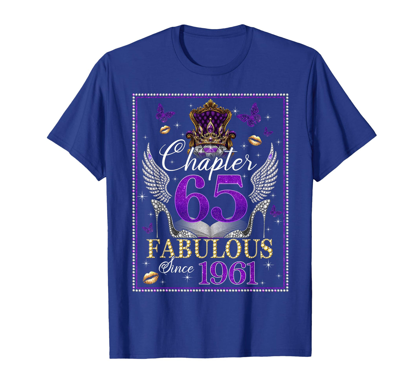 Chapter 65 Fabulous Since 1961 65th Birthday Women Girls T-Shirt