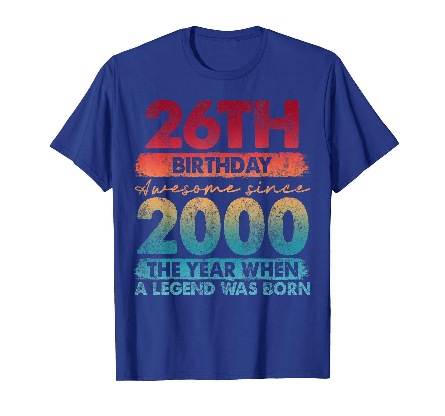 26 Year Old Gifts Vintage 2000 Limited Edition 26th Birthday T-Shirt