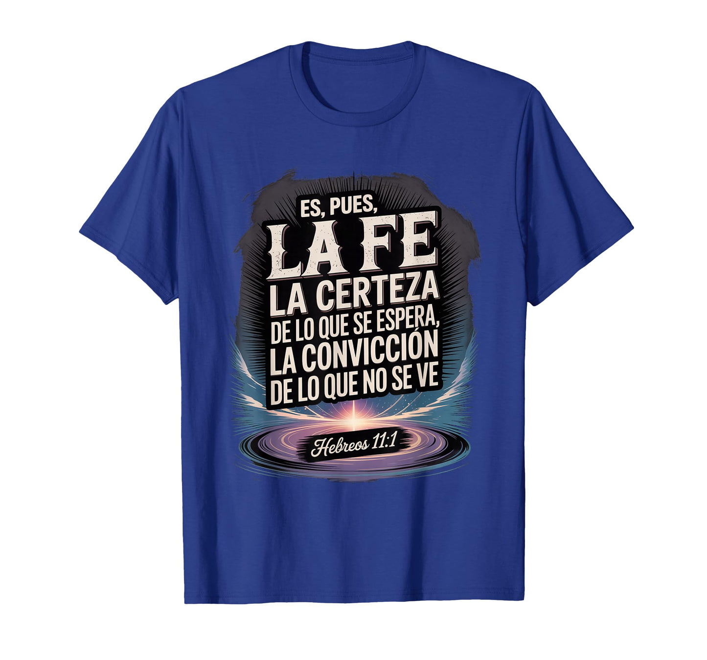Hebrews 11:1 Christian Spanish Bible Verse T-Shirt