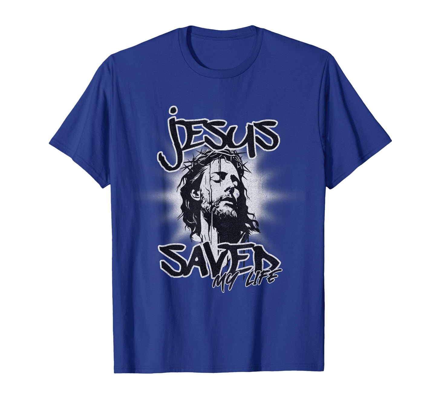 Jesus Saved My Life Religious Christian Faith Believers T-Shirt