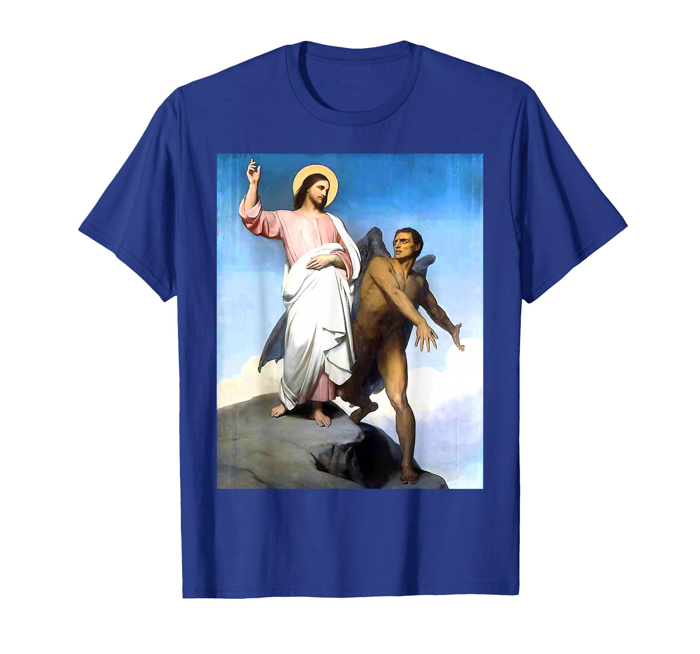 Jesus Satan Temptation of Christ T-Shirt