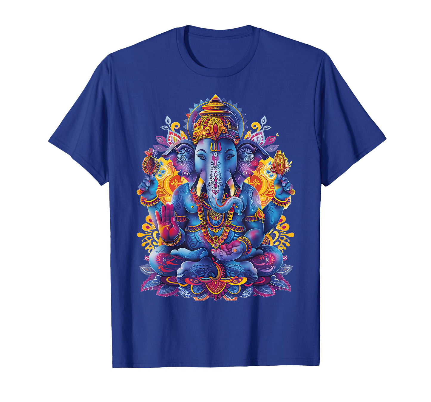 Ganesh spiritual hindu god elephant yoga meditation T-Shirt