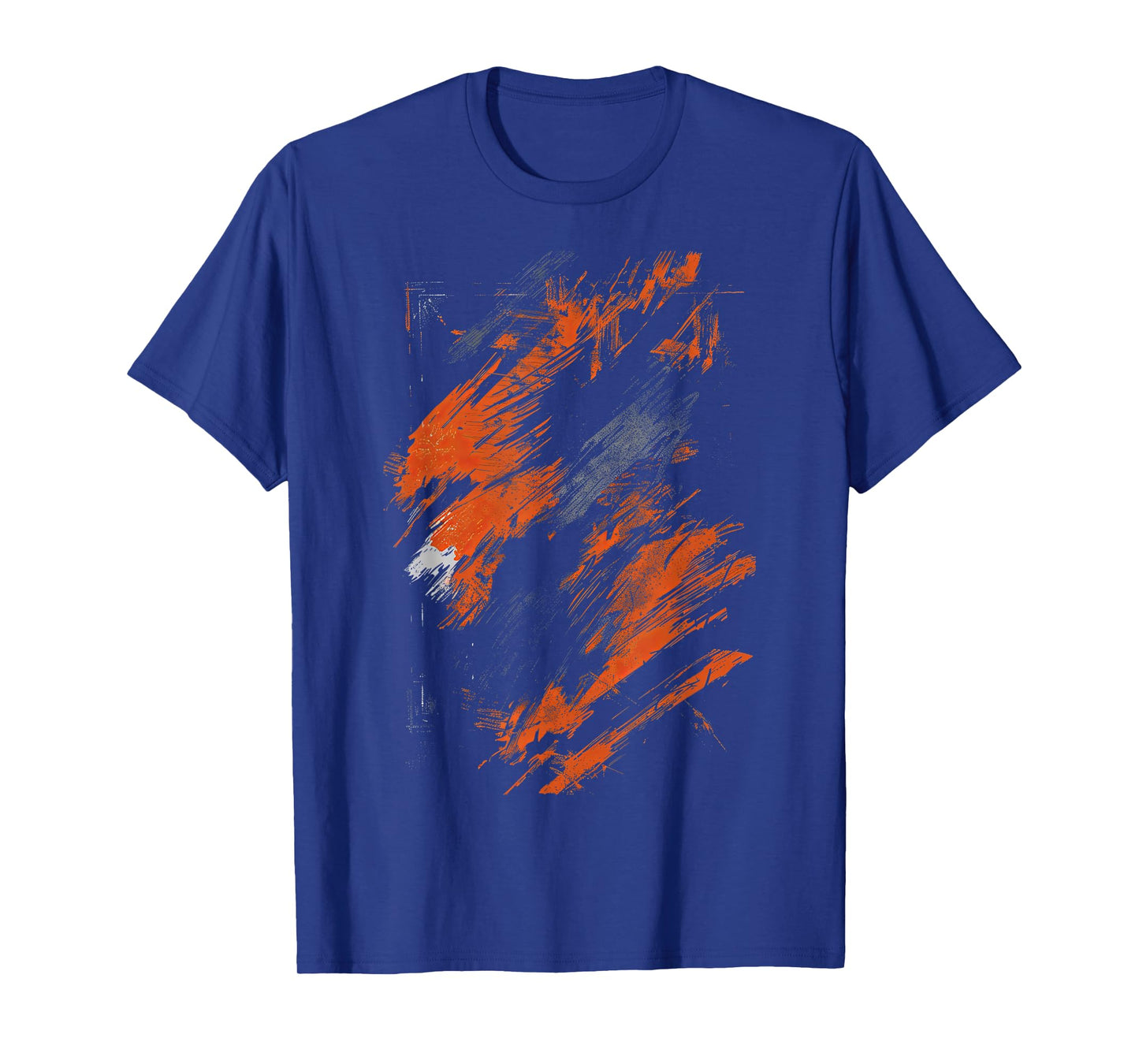 Orange And Black Dynamic Splatter T-Shirt
