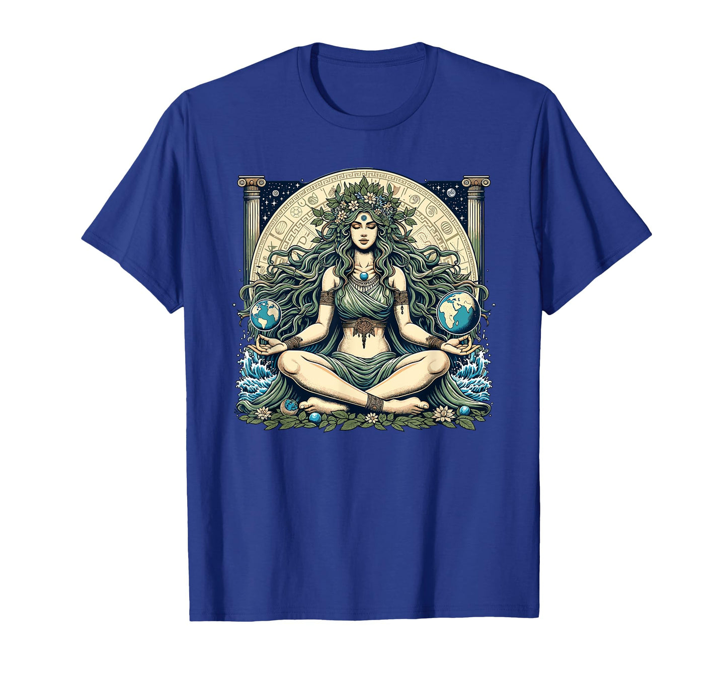 Earth Day Gaia Greek Pagan Mother Earth Hippie Nature Witchy T-Shirt