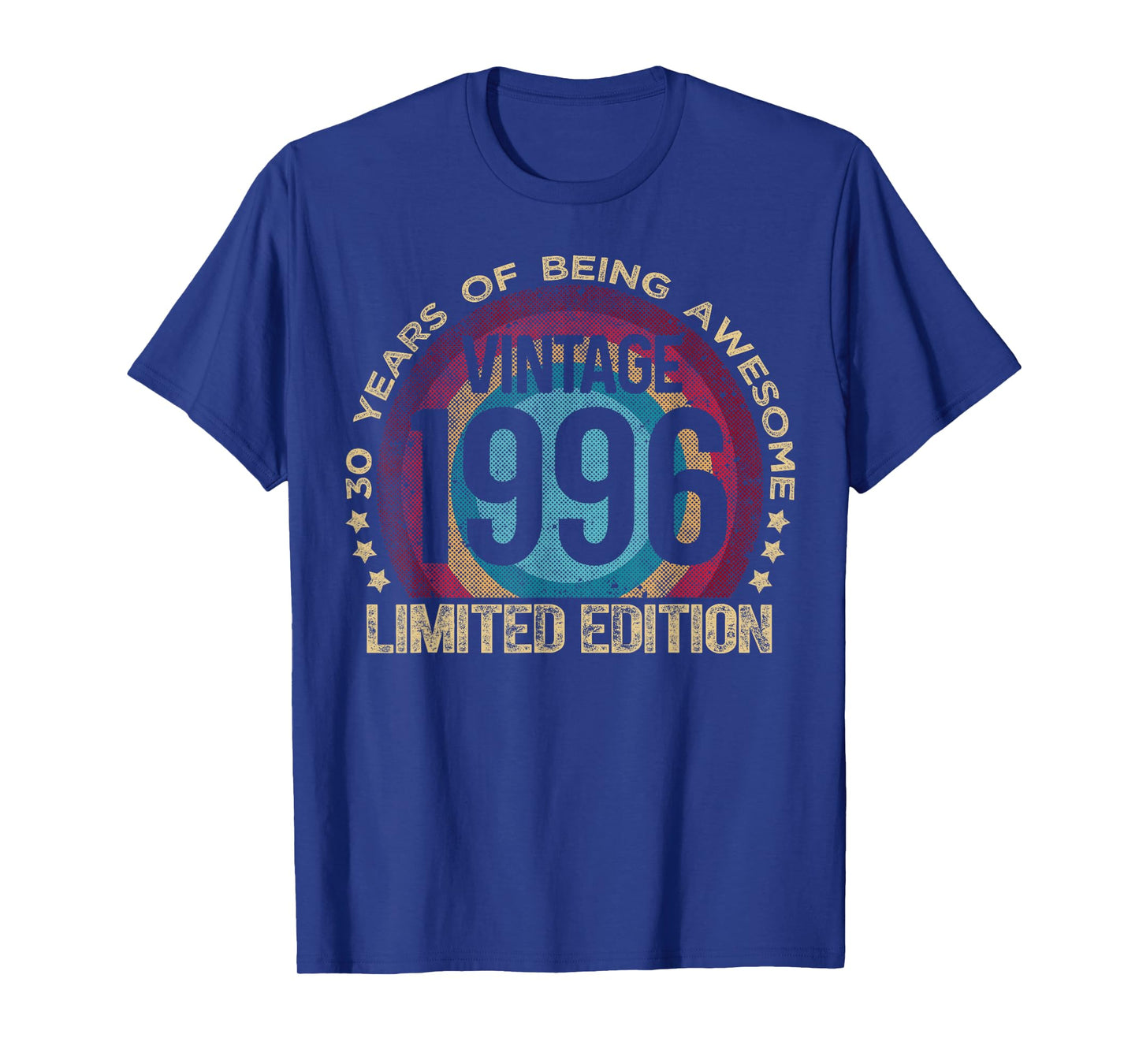 30 Year Old Gifts Vintage 1996 Limited Edition 30th Birthday T-Shirt