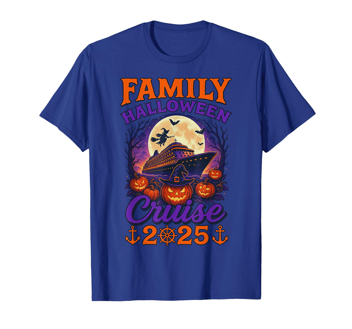 Family Halloween Cruise 2025 Matching Family Cruising Crew T-Shirt