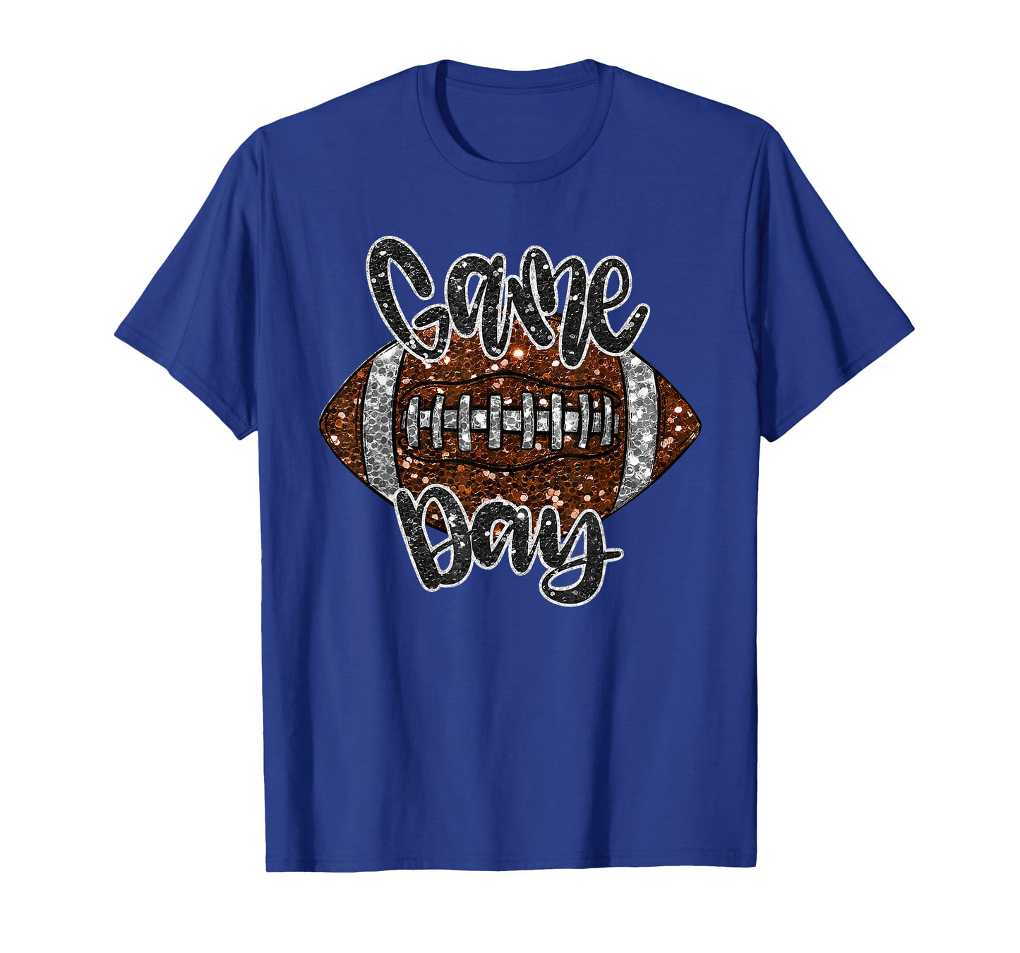 Game Day Football Bling Bling Football Lover Fall Autumn T-Shirt