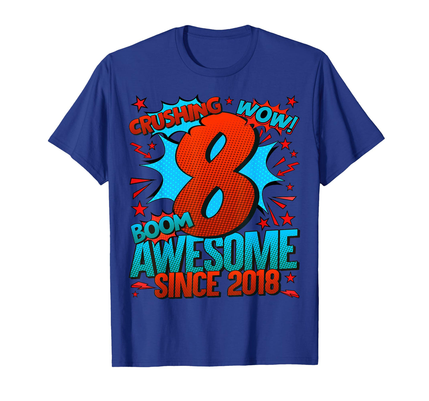 8 Year Old Gifts for Boys 8th Birthday Boy 8 Year Old Boy T-Shirt