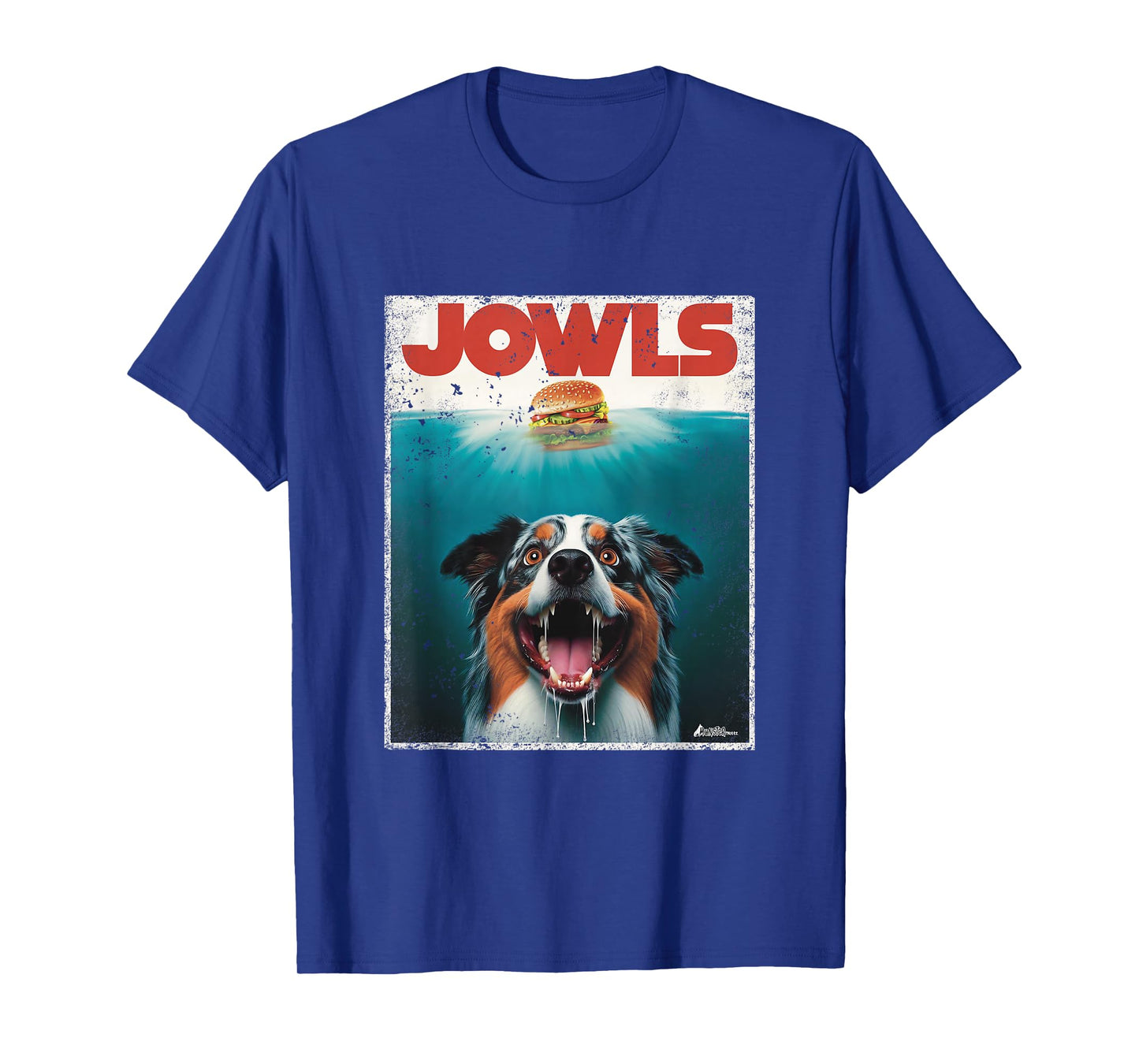 Funny Aussie Jowls Australian Shepherd Fur Baby Mom Dog Dad T-Shirt