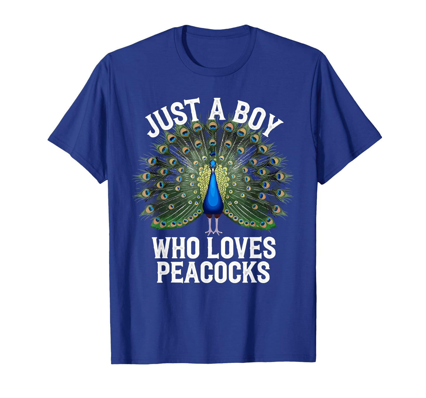 Cool Peacock Design For Boys Kids Men Bird Peacock Lovers T-Shirt