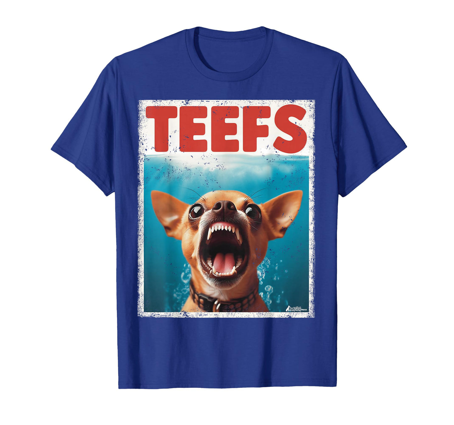 Funny Chihuahua Teefs Top, Teeth Chi Jowls Paws Dog Mom Dad T-Shirt