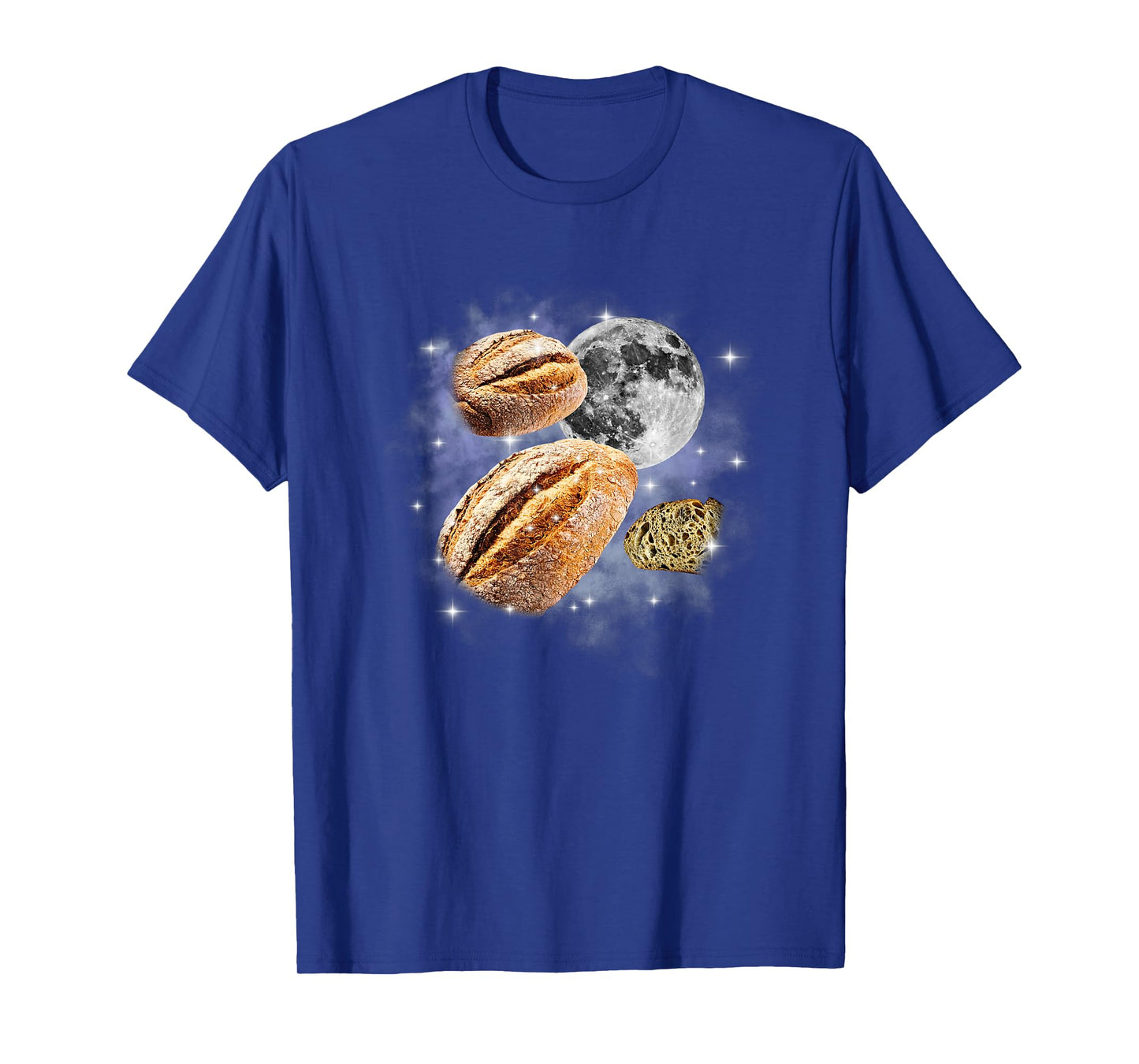 Vintage Three Sourdough Moon Baking Baker Bakery Lover T-Shirt